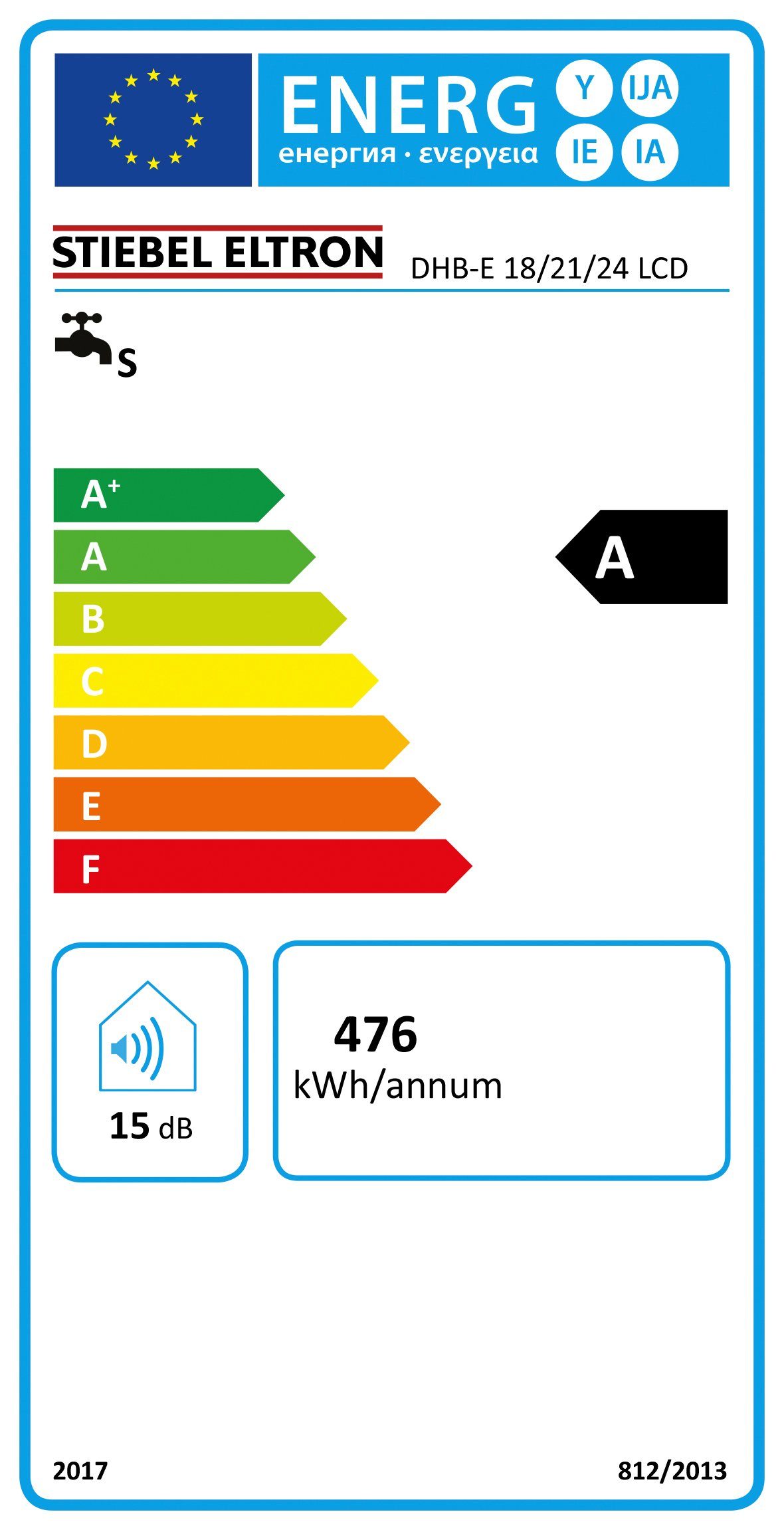 Energieeffizienzklasse: 