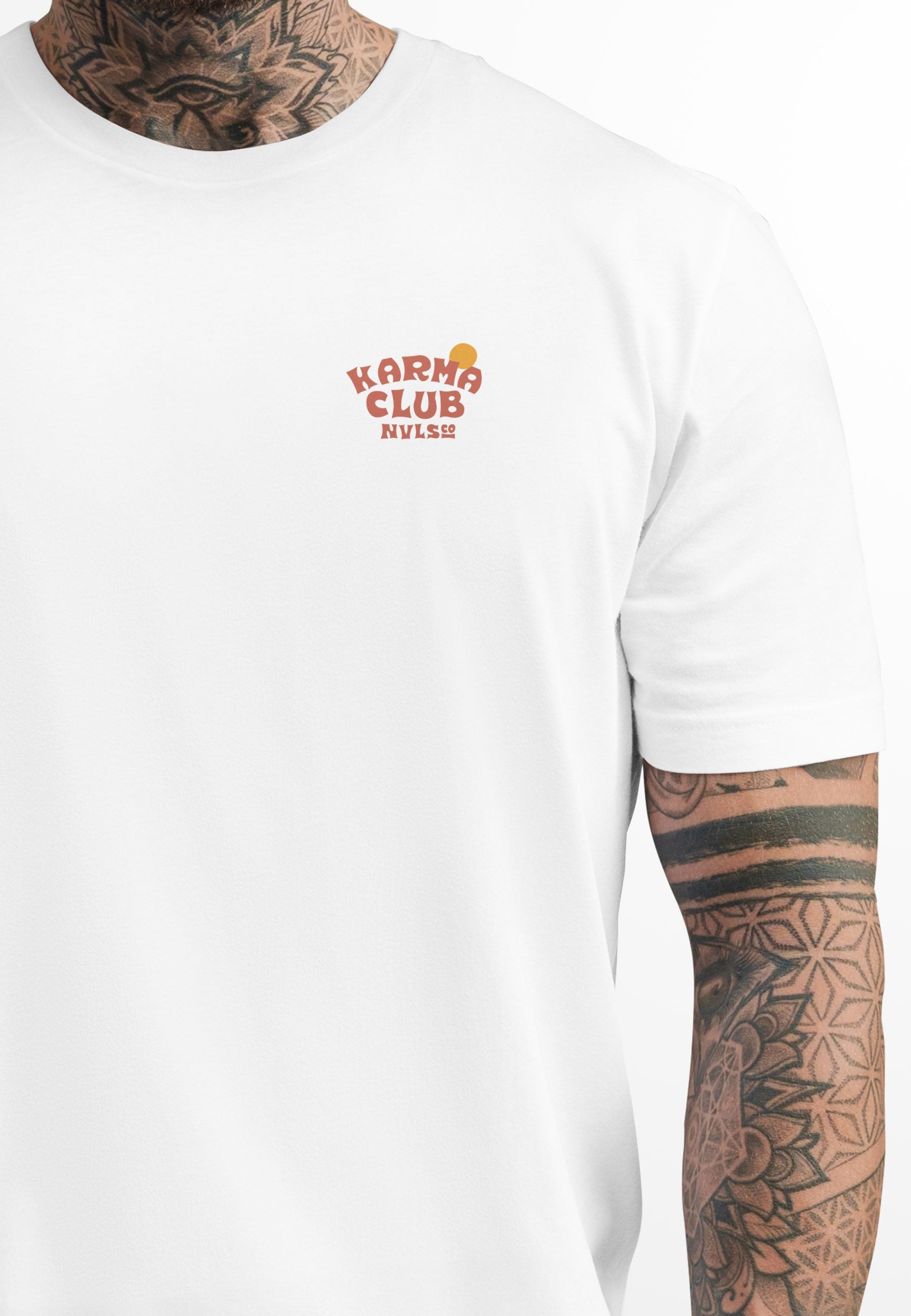 Neverless Print-Shirt Herren T-Shirt Backprint Tiger Motiv Rückenprint und Brustlogo Sommer mit Print