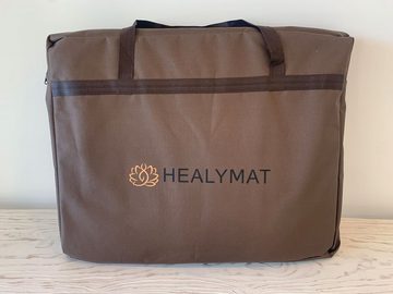 Healymat Massagematte Kristallmatte Sitzmatte, pulsierende Magnetfeldtherapie, Infrarotwärme, Biophoton Lichttherapie, Negative Ionen, Chakra Kristalle, optimiert Heilungsprozesse, fördert die Durchblutung, verbessert den Schlaf, entgiftet den Körper, aktiviert Selbstheilung