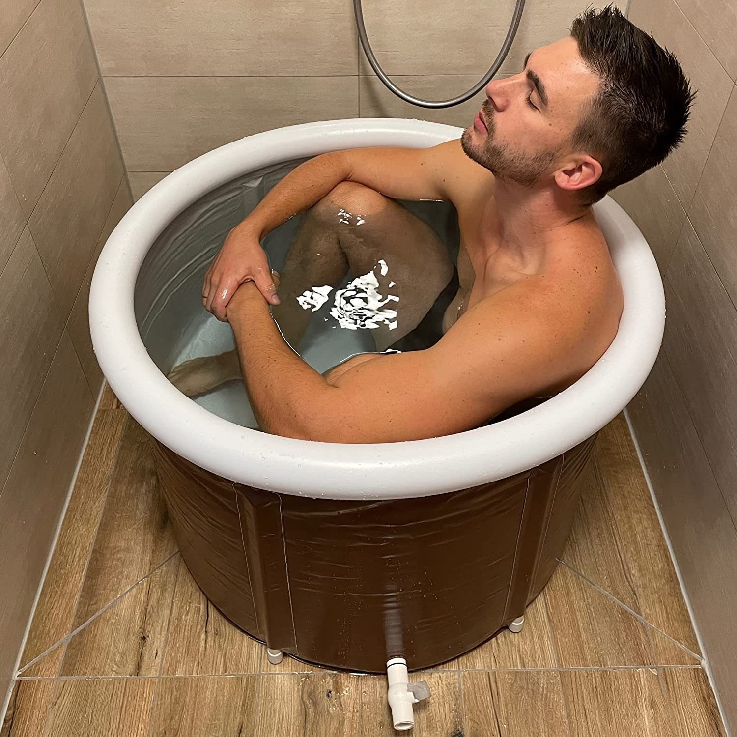 BATH BOB Badewanne faltbare Badewanne Erwachsene Kinder für Dusche, Eisbad Mini Pool mehr