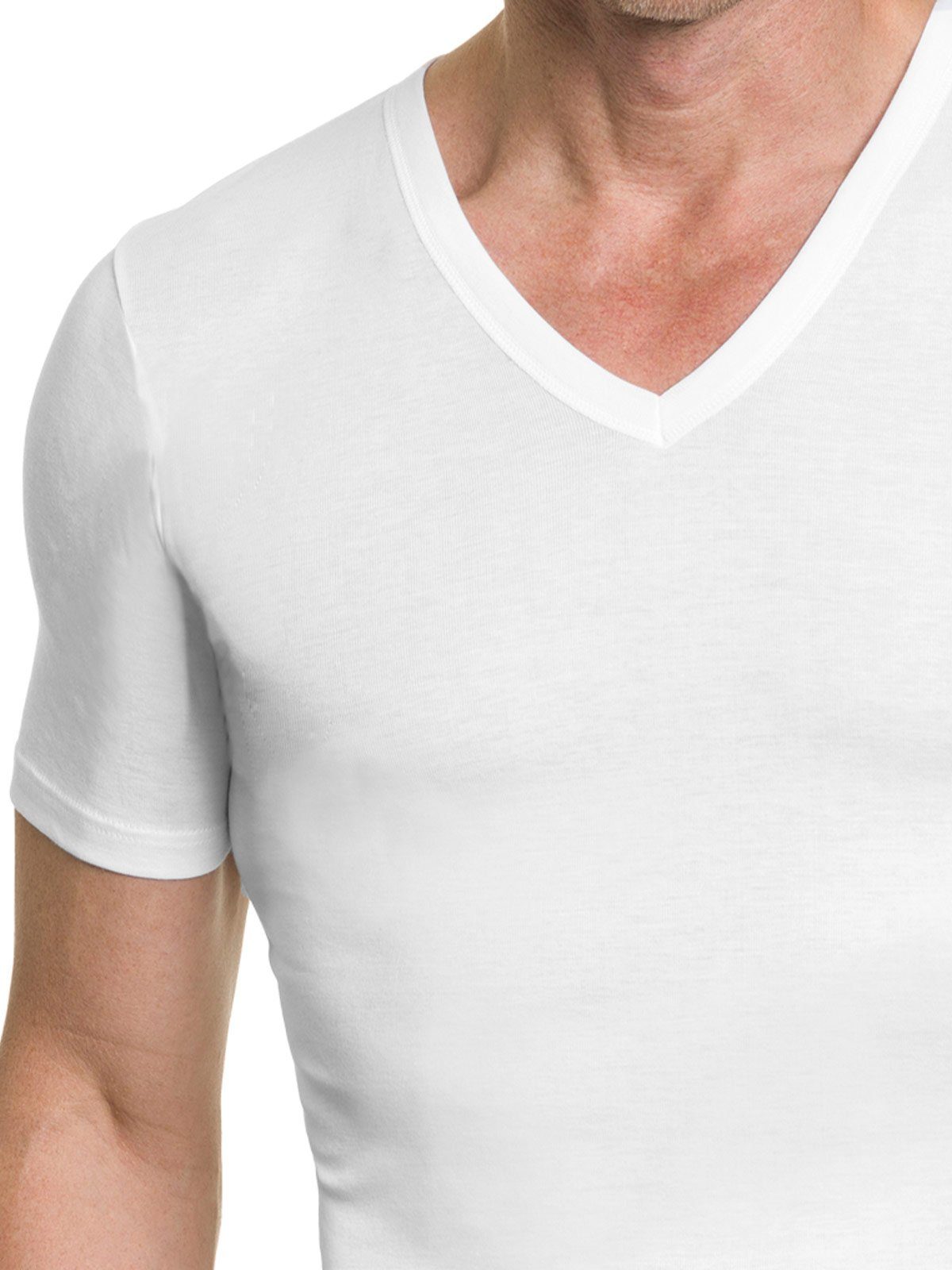 Markenqualität KUMPF 4er hohe Masterclass T-Shirt Herren (Spar-Set, Unterziehshirt 4-St) Sparpack