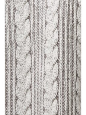 Esprit Collection Strickjacke Zopfstrick-Cardigan mit Reißverschluss (1-tlg)