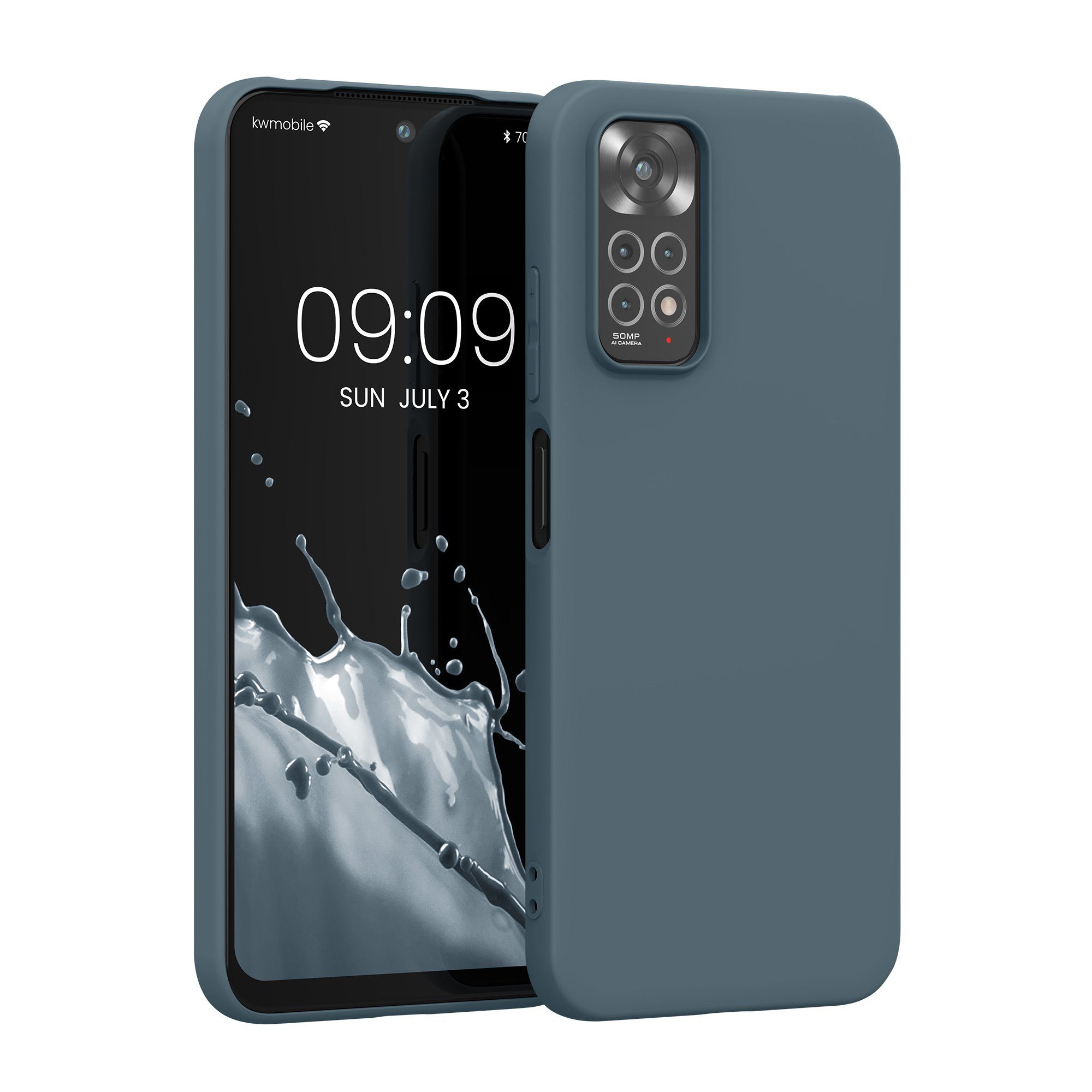 kwmobile Handyhülle Hülle für Xiaomi Redmi Note 11 / Note 11S, Hülle Silikon - Soft Handyhülle - Handy Case Cover