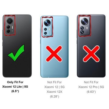 CoolGadget Handyhülle Transparent Ultra Slim Case für Xiaomi 12 Lite 5G 6,55 Zoll, Silikon Hülle Dünne Schutzhülle für Xiaomi 12 Lite 5G Hülle