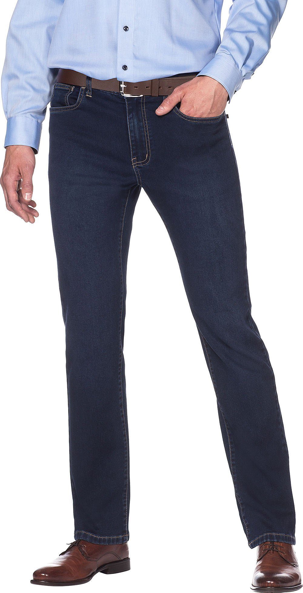 HENSON&HENSON 5-Pocket-Jeans superflexibel, formtreu und komfortabel