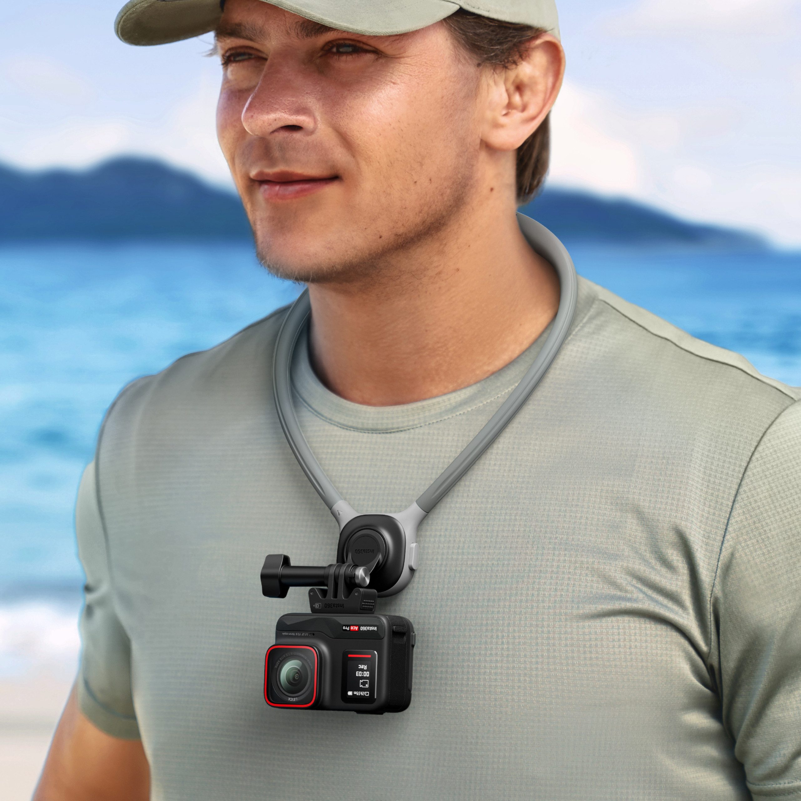 Insta360 Insta360 Halshalterung mit luftgepolsterter Auflage für POV-Vlogging Actioncam Zubehör