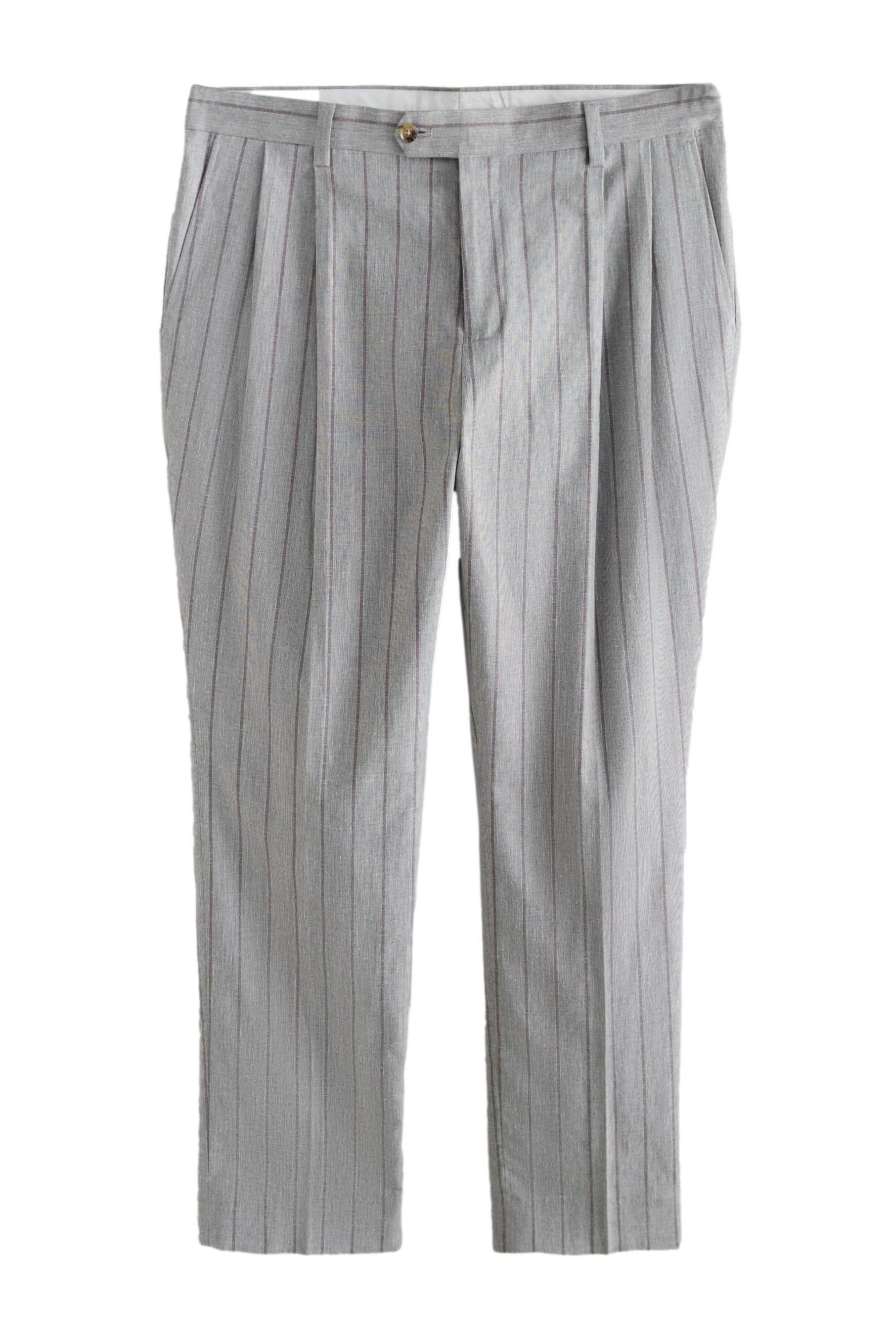 Anzughose N. Premium Tailored Fit Anzughose mit Streifen