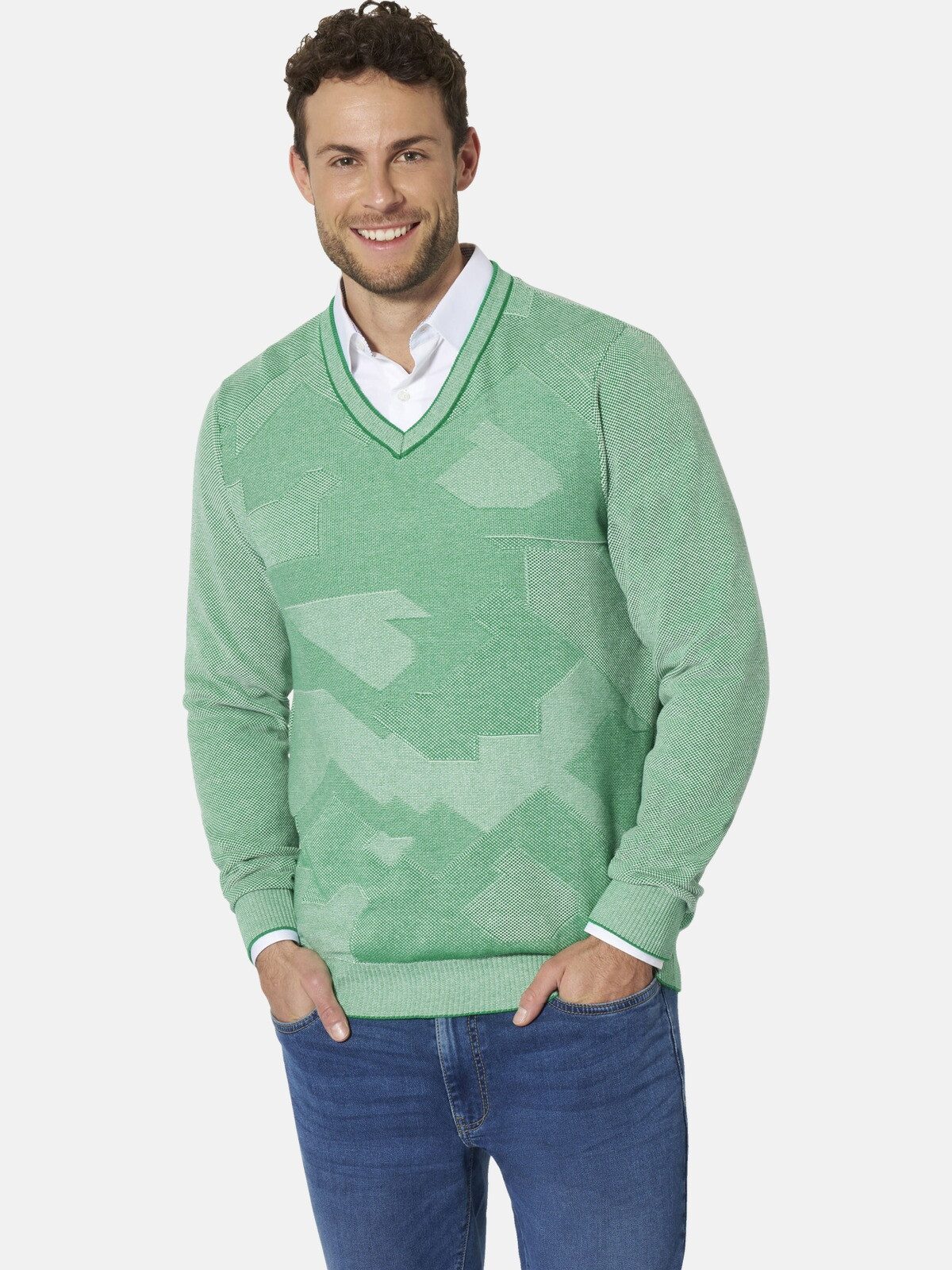 V-Ausschnitt-Pullover DANDORO