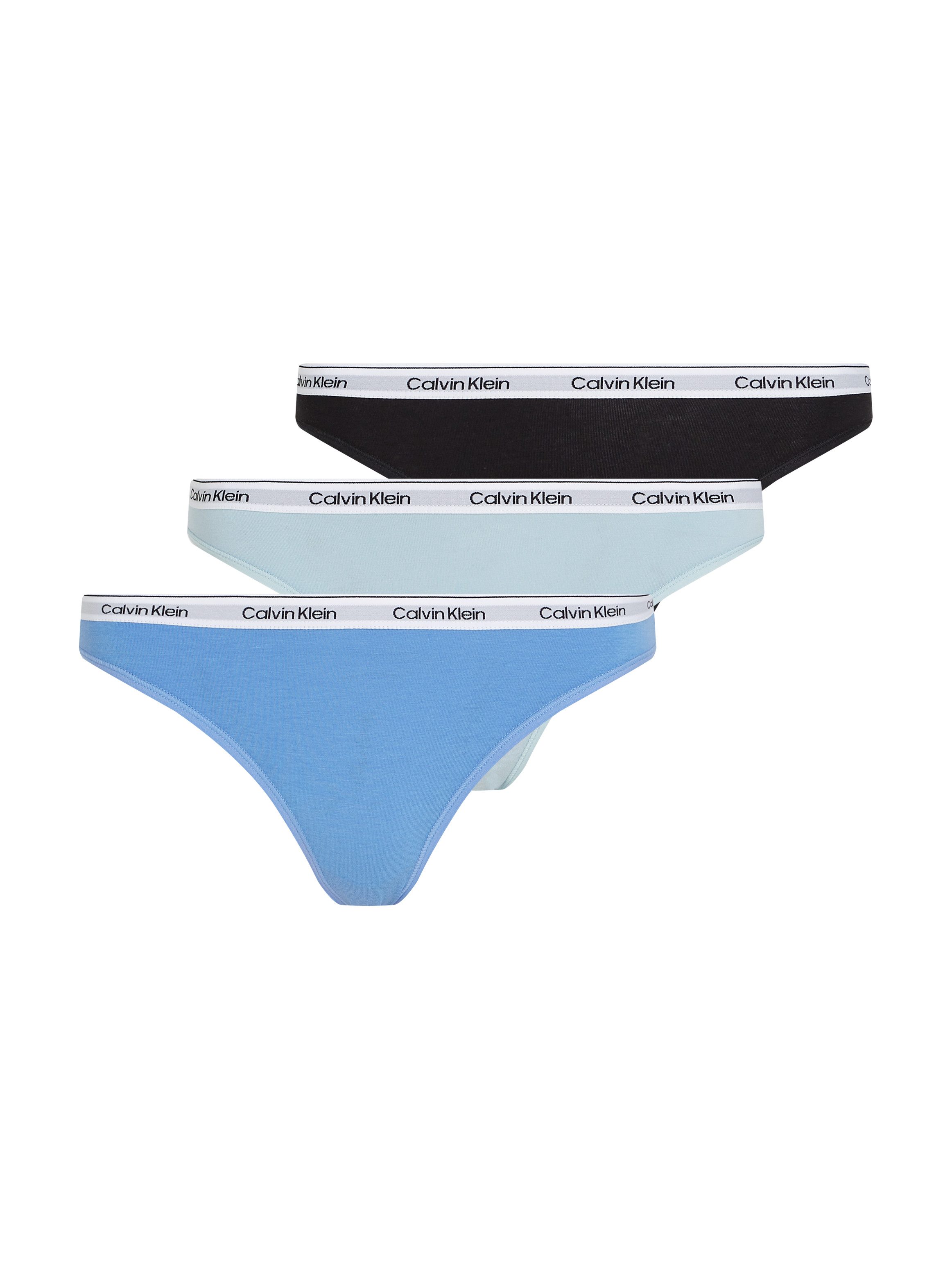 Calvin Klein Underwear Bikinislip 3 PACK BIKINI (LOW-RISE) (3-St) Low Rise mit Logobund