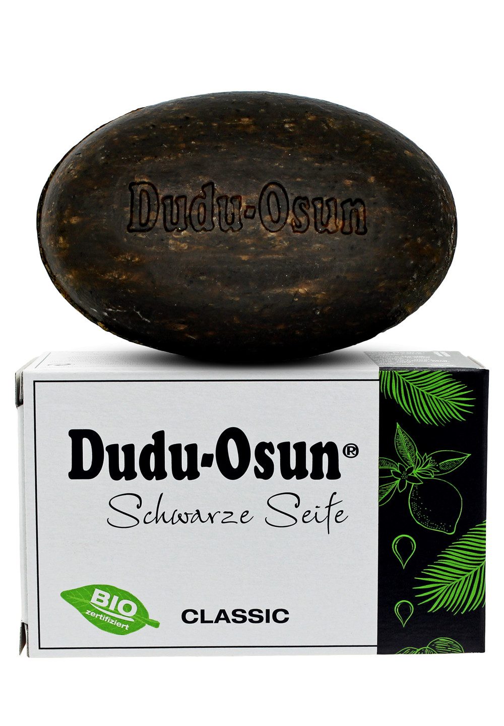 Dudu-Osun Handseife schwarze Seife, Classic aus Afrika Bio Zertifiziert mit Parfüm 150 g