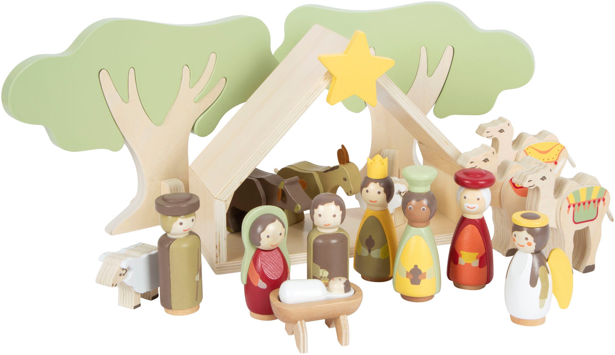 Small Foot Spielfigur Spielset Weihnachtskrippe