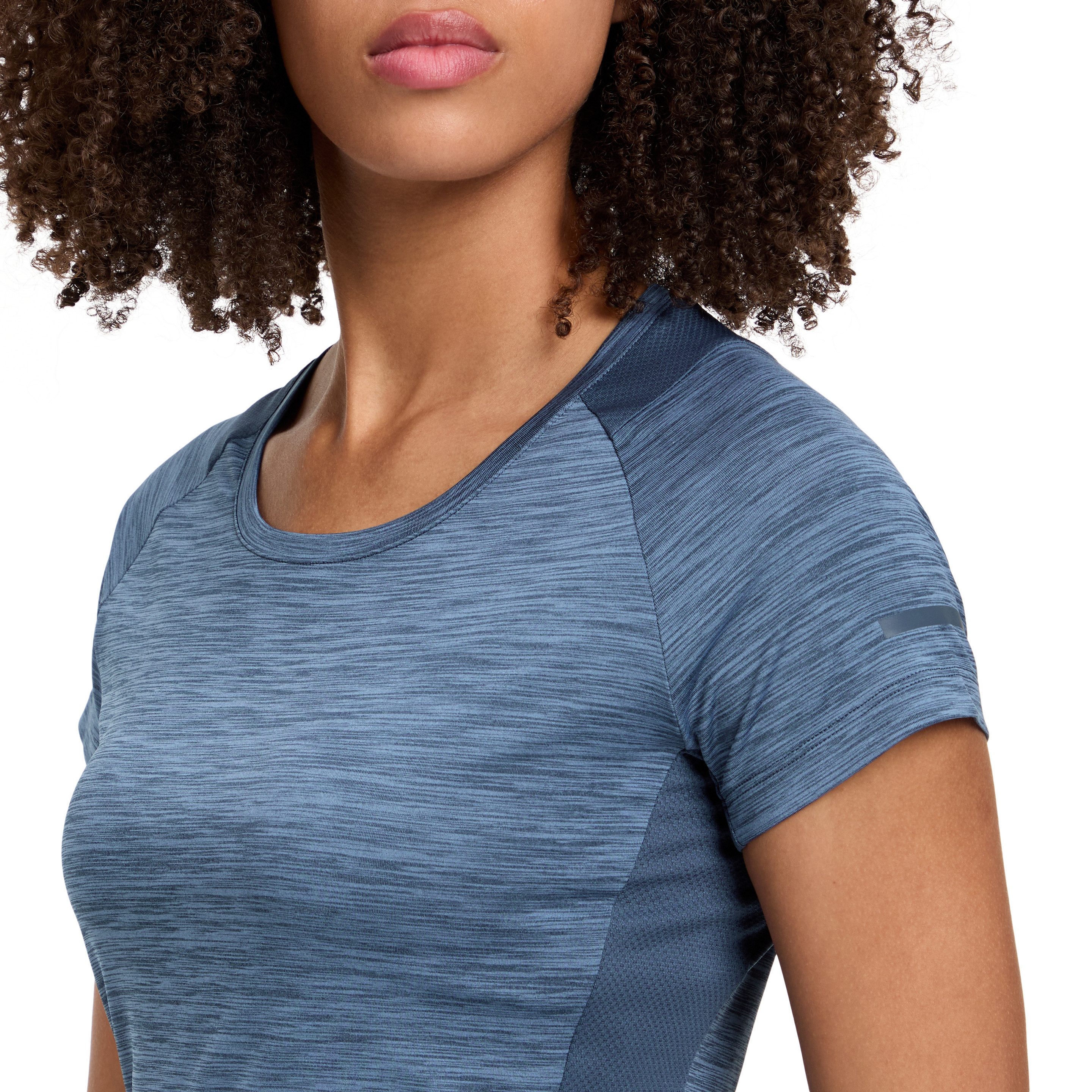 Energetics Laufshirt DA.-T-SHIRT EVII SHORT SLEEVE W sportliche Passform, kurze Ärmel, mit reflektierenden Druckelementen