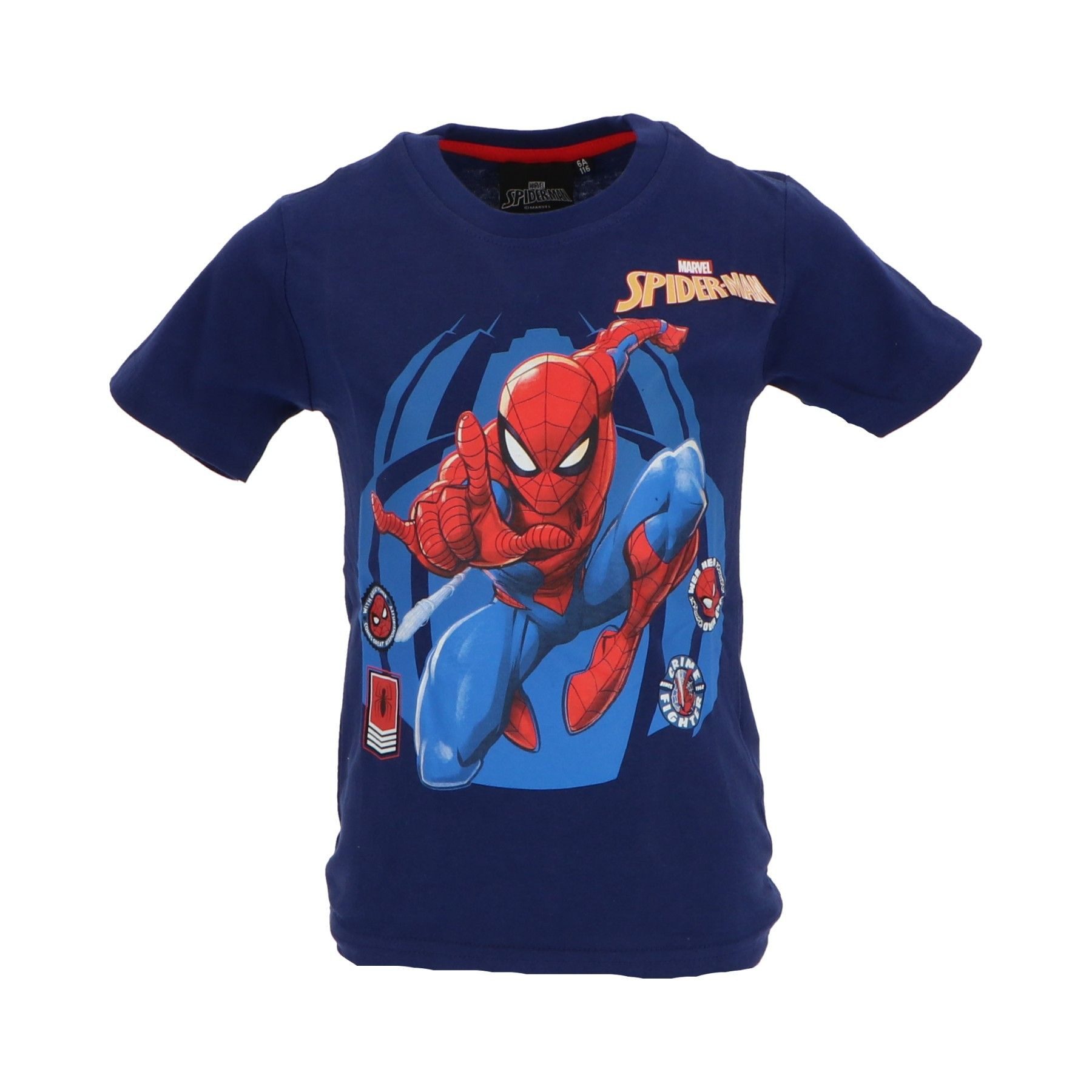 Spiderman T-Shirt Spiderman T-Shirt für Kinder mit Print aus Baumwolle kurzarm