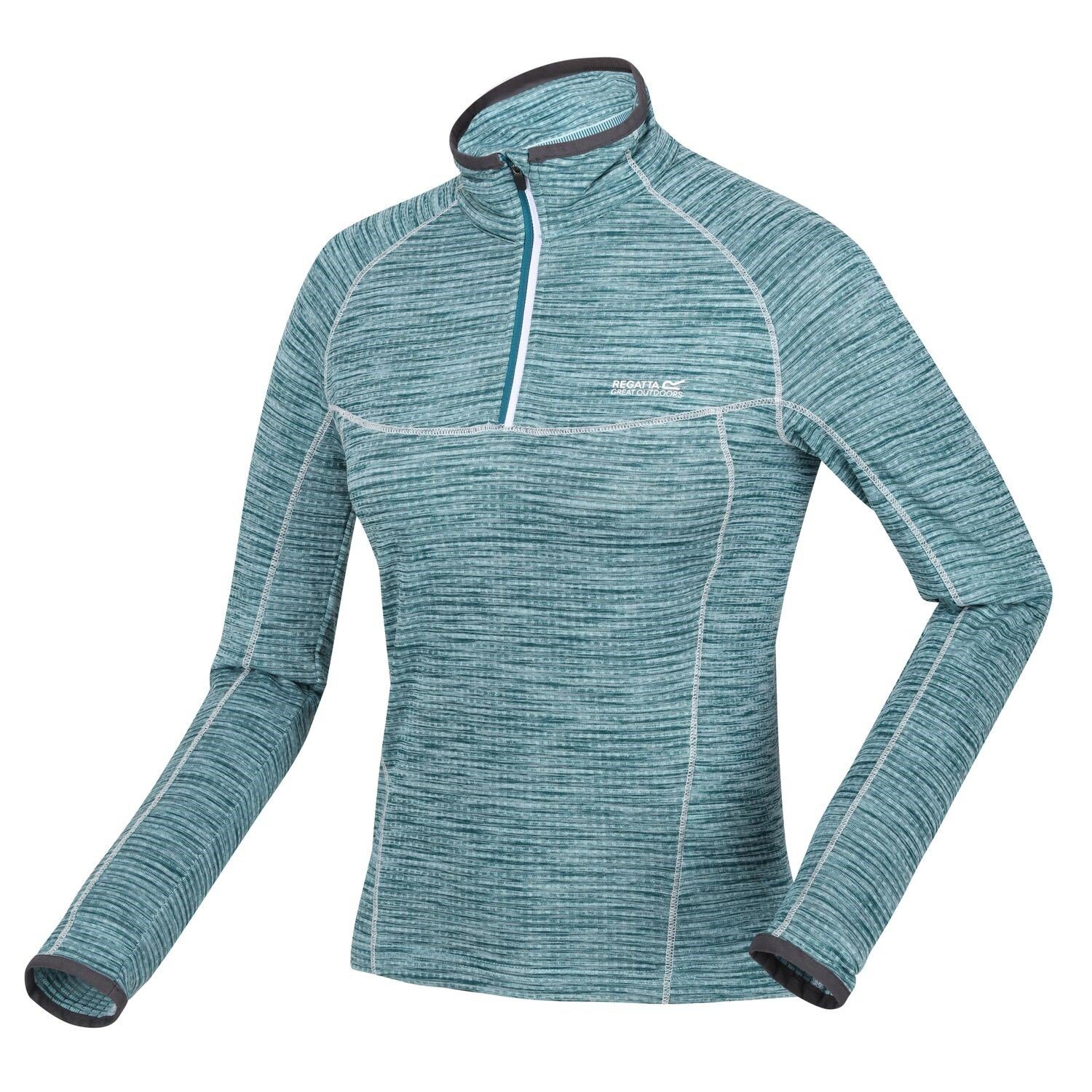 2-in-1-Pullover Shirt Yonder Damen Powerstretch für Regatta Midlayer Gulfstream