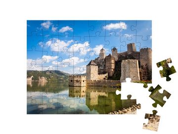 puzzleYOU Puzzle Mittelalterliche Festung in Golubac, Serbien, 48 Puzzleteile, puzzleYOU-Kollektionen Serbien, Weitere Europa-Motive