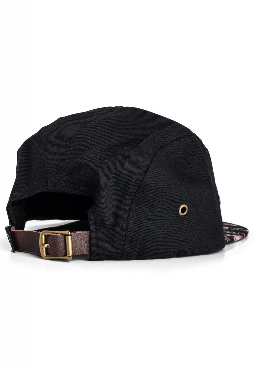 Blackskies Snapback Cap Florale 5-Panel Cap Black Beauty - Schwarz-Floral