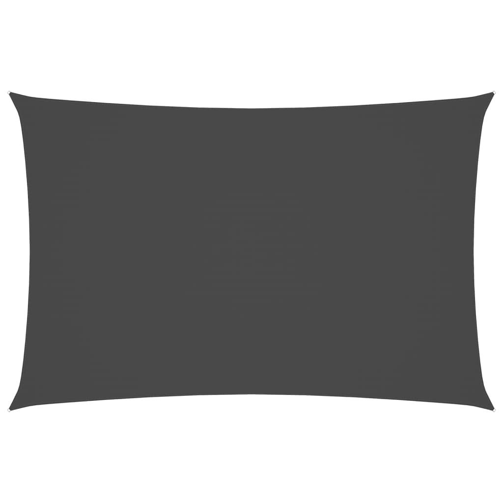 Sonnensegel Sonnensegel Oxford-Gewebe Rechteckig 2x4 m Anthrazit