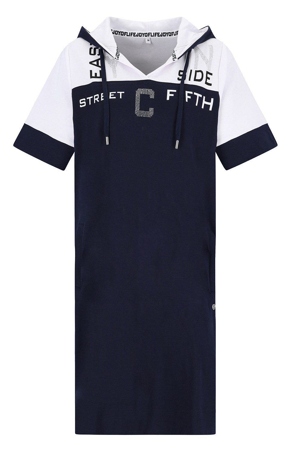 Hajo Shirtkleid Hajo Damen Sweatkleid 90 cm Kapuze günstig online kaufen