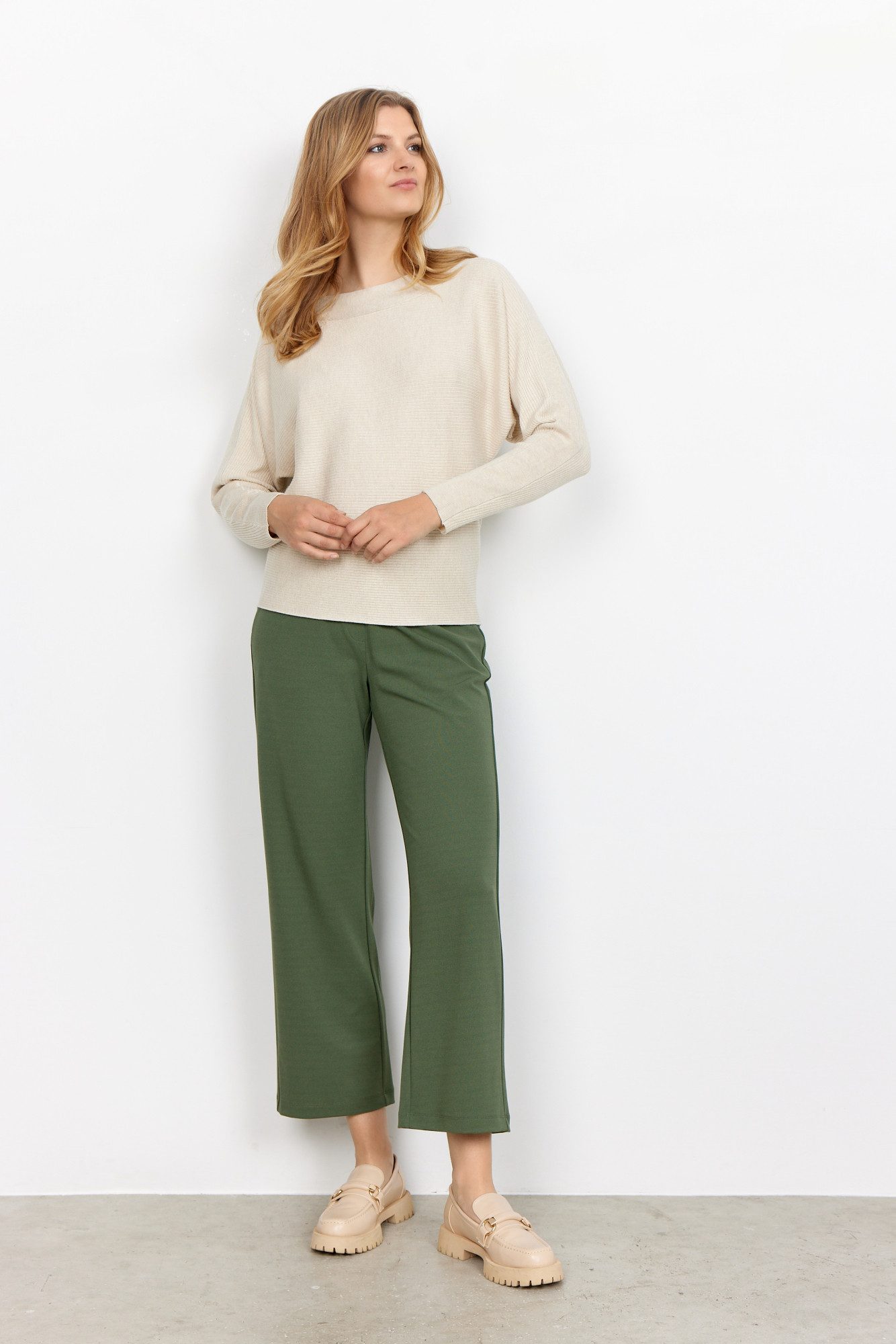 Strickpullover Soyaconcept Pullover SC-Dollie in Cream Melange