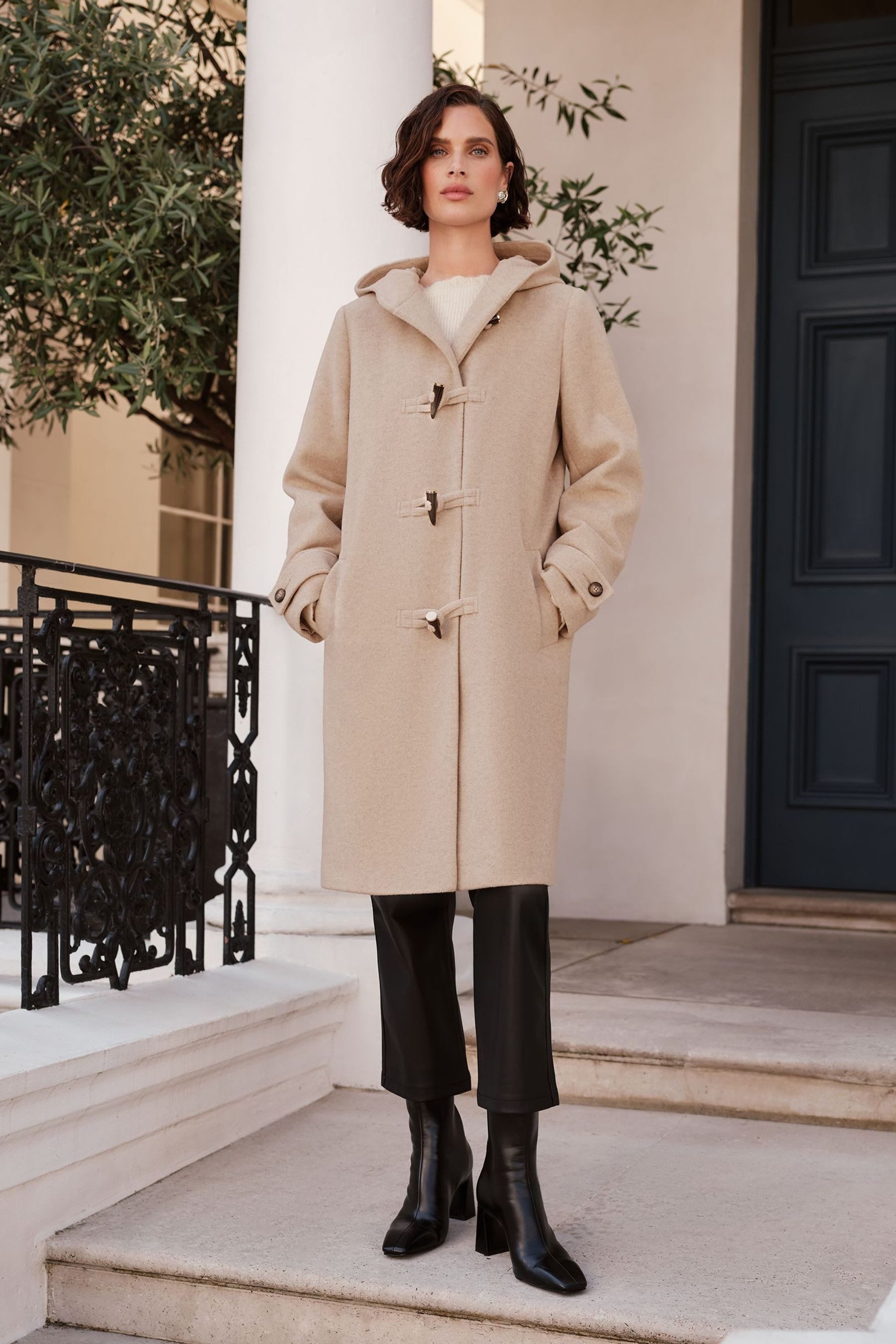 Love & Roses Dufflecoat Love & Roses Dufflemantel (1-tlg)