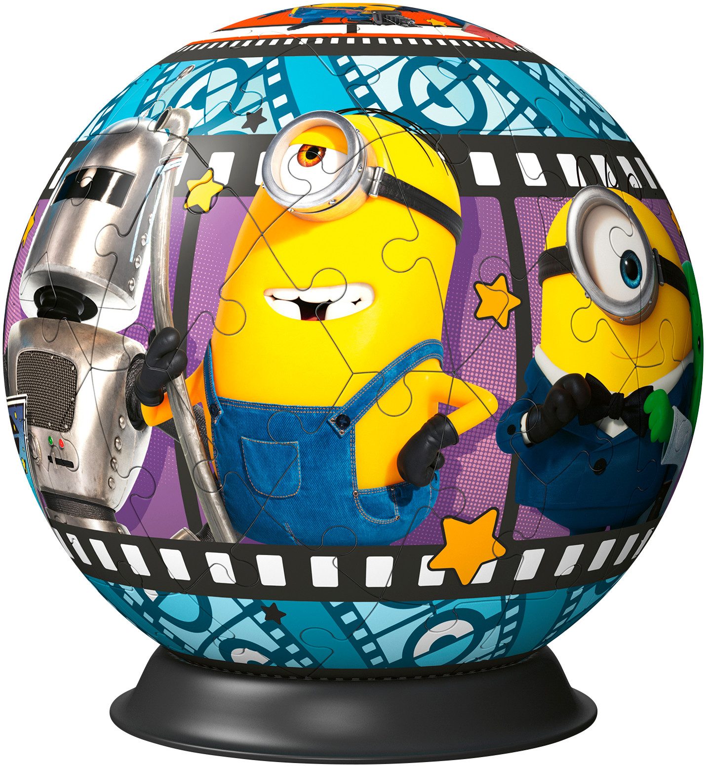 Ravensburger Puzzleball Minions 3, 72 Puzzleteile, Made in Europe