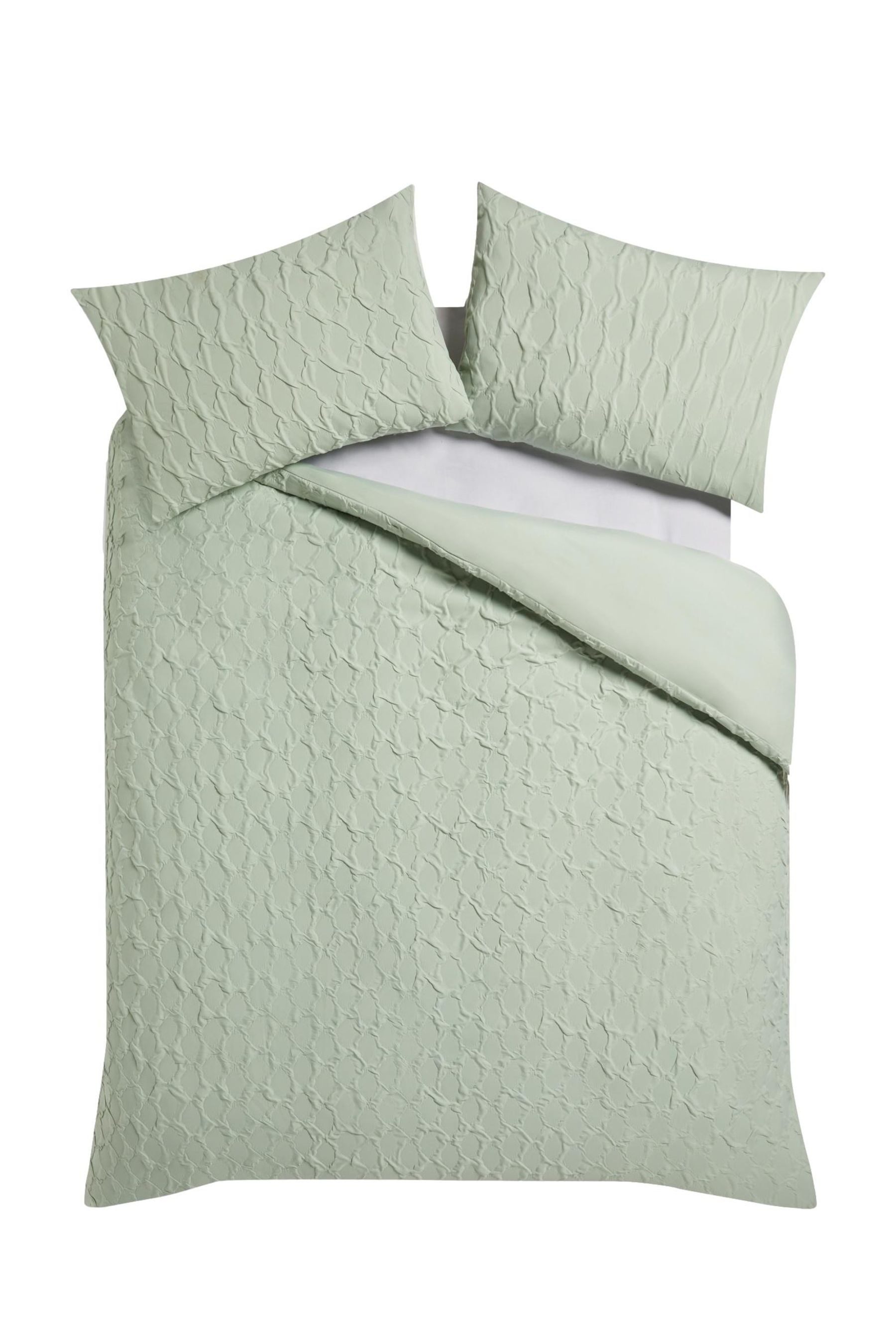 Next Bett-Set Strukturierte, geprägte Bettgarnitur mit Muster, Bezug: Polyester (recycelt), Polyester
