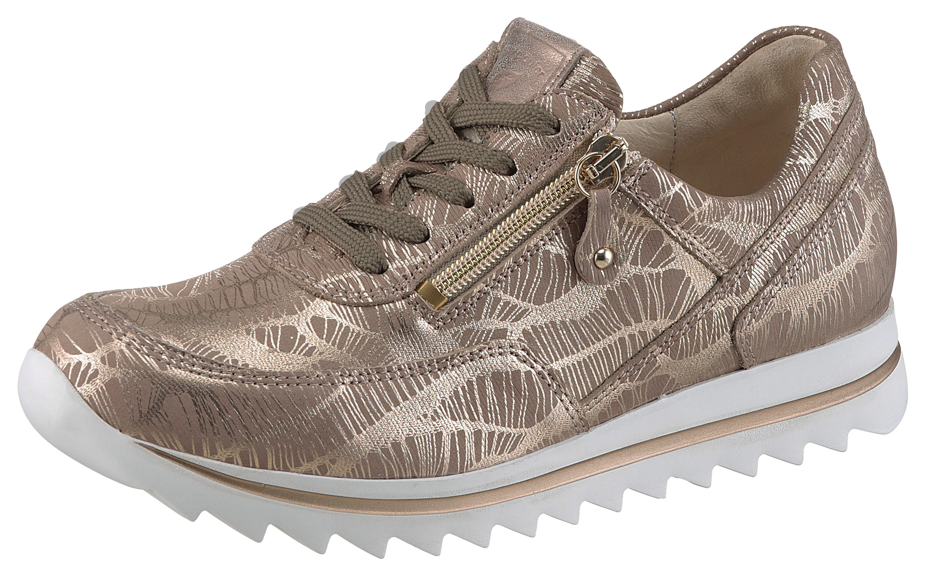 Waldläufer HAIBA Keilsneaker, Schnürschuh, Halbschuh, Freizeitschuh in Komfortweite H (sehr weit)