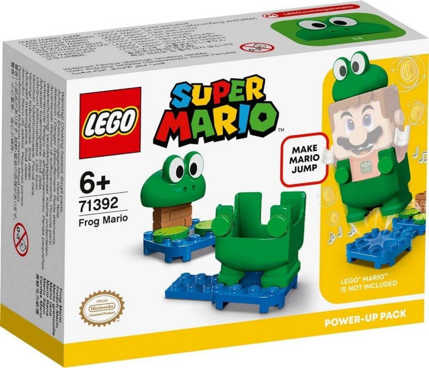 Super Mario Frosch-Mario Anzug Konstruktionsspielsteine