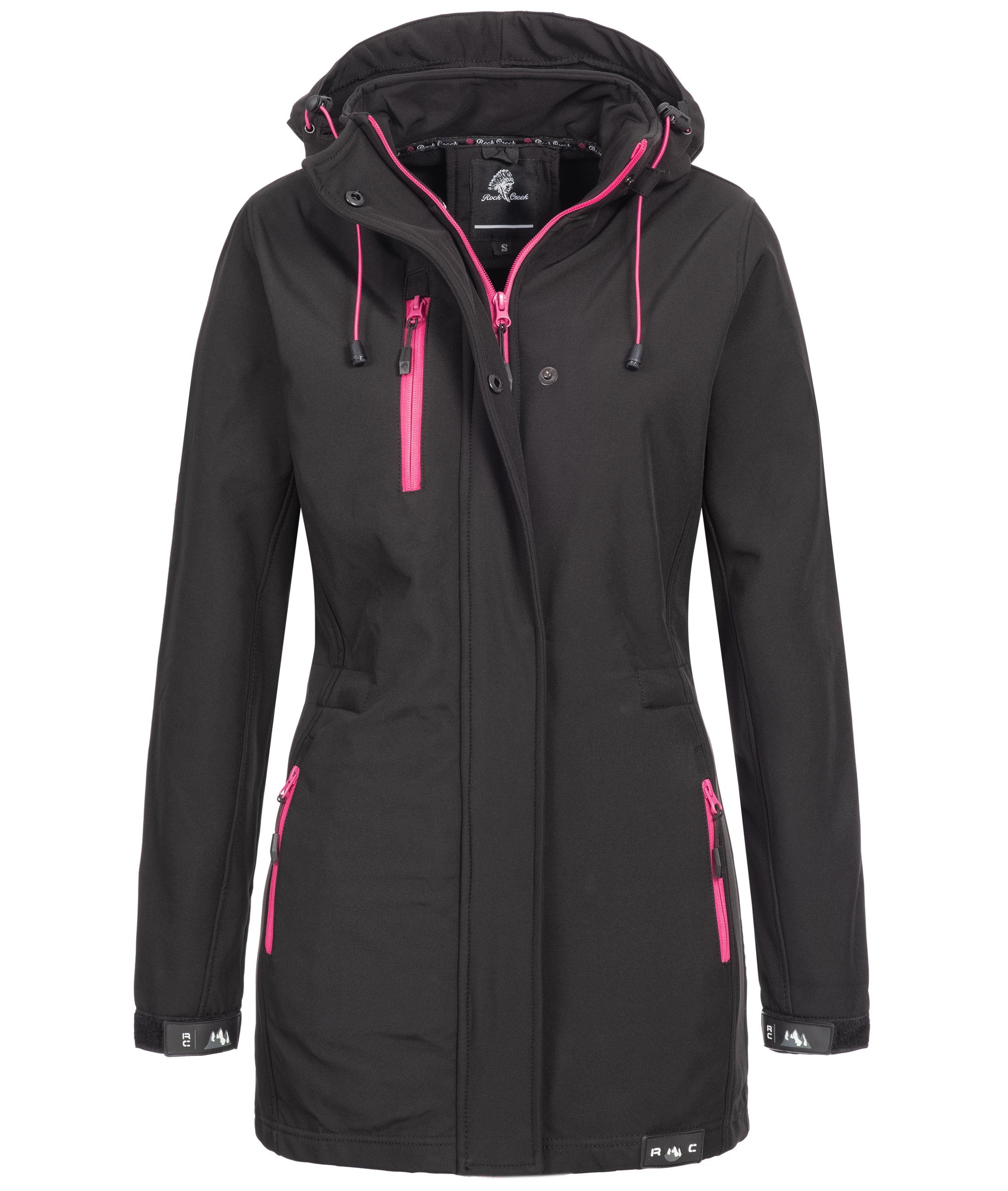 Softshelljacke Damen Softshellmantel Wanderjacke D-423