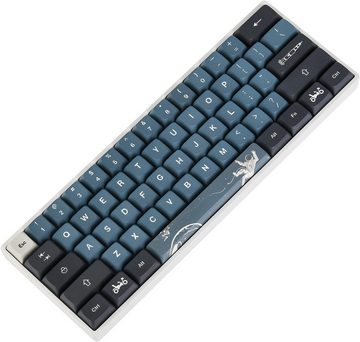 SOLIDEE Ästhetisch ansprechende Optik Gaming-Tastatur (Strapazierfähiges PBT-Material,Dye-Sublimationsbeschriftung,XDA-Profil)