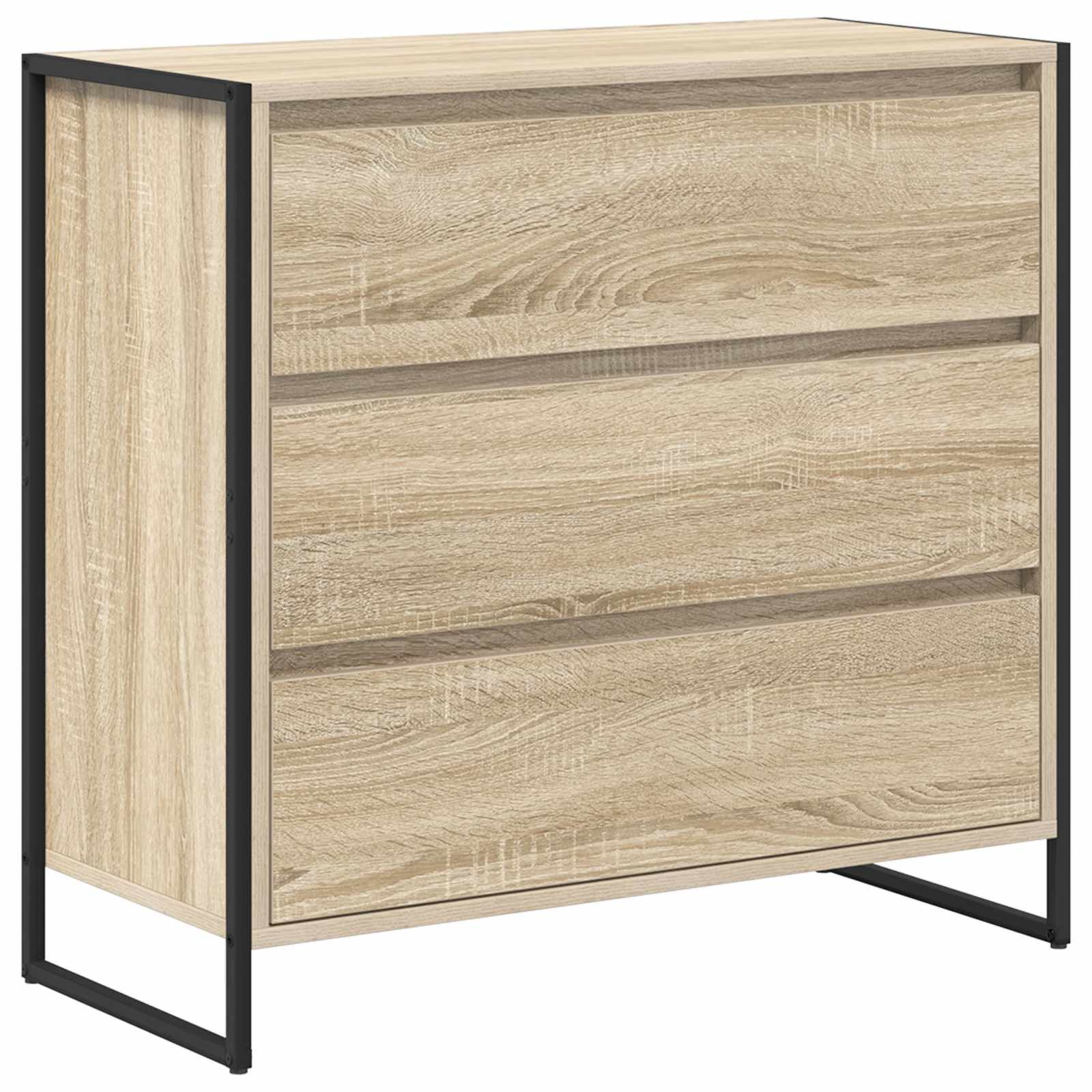 vidaXL Sideboard Sideboard Sonoma 79 x 36 x 75.5 cm Holzwerkstoff (1 St)