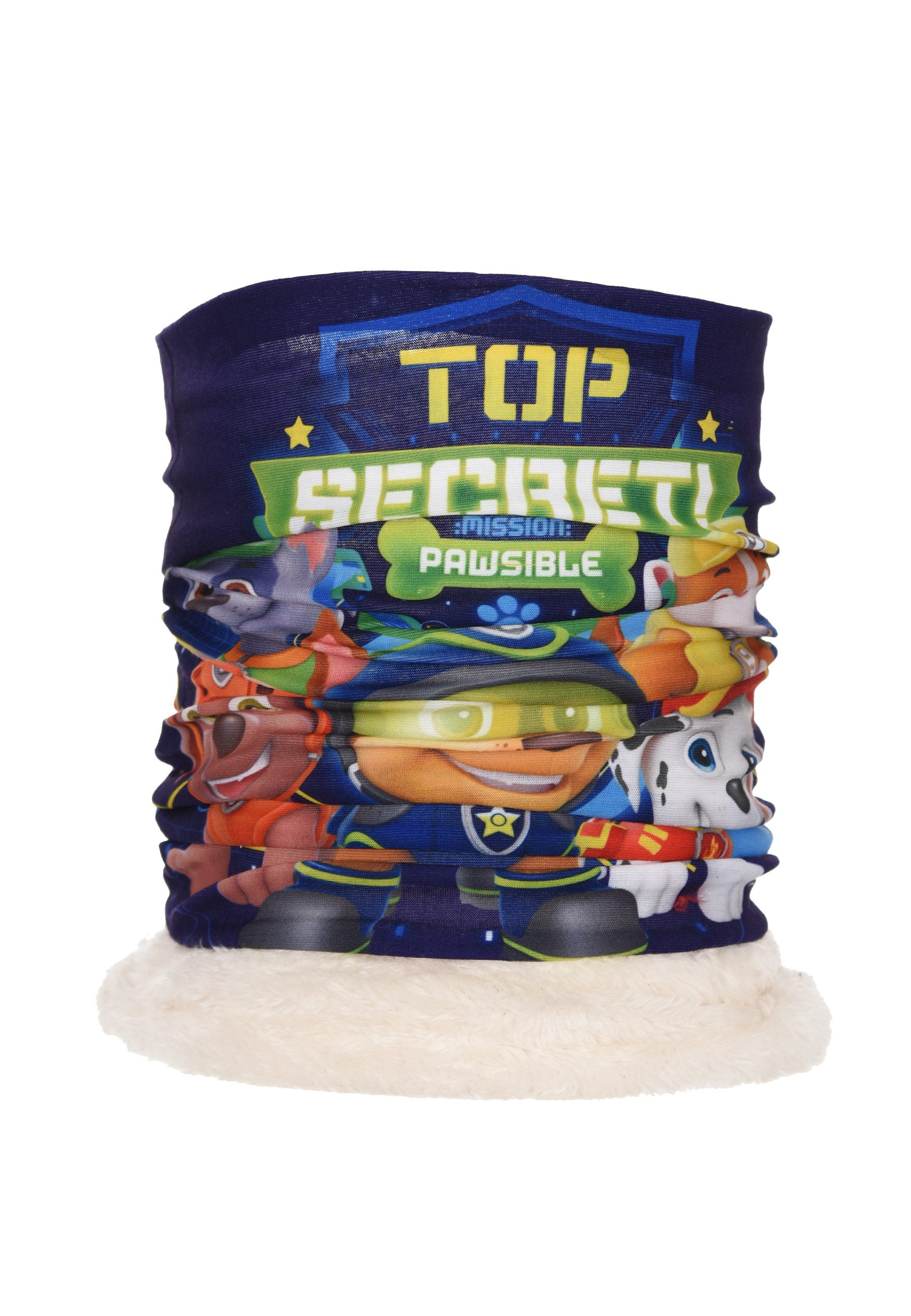 PAW PATROL Loop Kinder Schlauchschal mit Fleece-Innenfutter