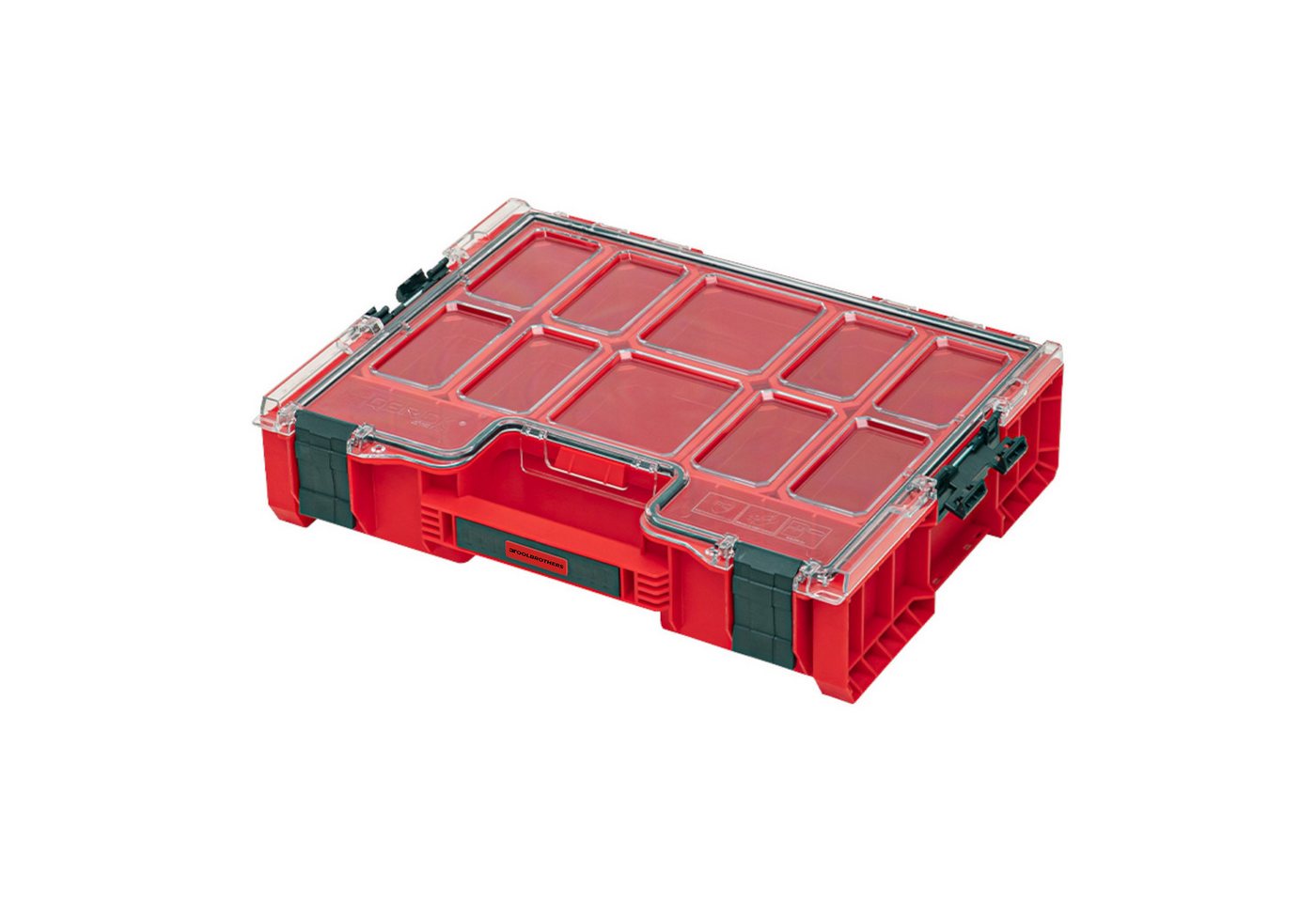 Thumbnail - Toolbrothers Werkzeugkoffer RHINO L Organizer ULTRA Höhe XL Boxen 9 l IP54 + herausnehmbare Boxen
