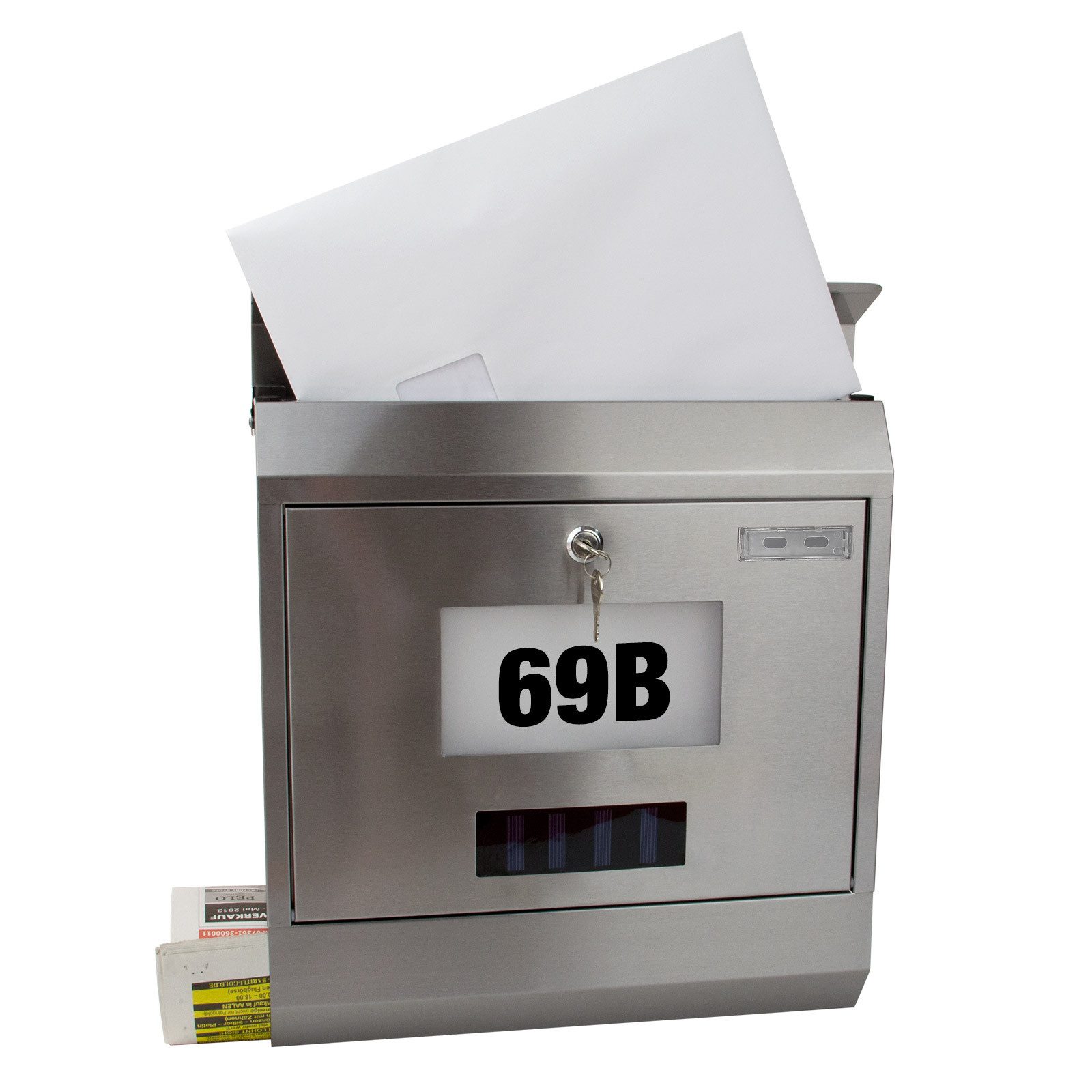 DEMA Briefkasten Briefkasten "Solar" mit Zeitungsrolle günstig online kaufen