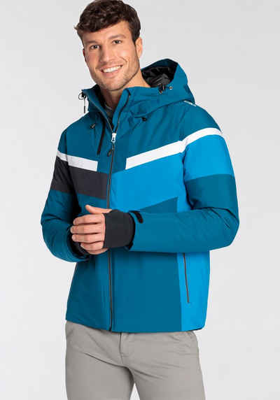 CMP Skijacke 33W0827-L931 MAN JACKET FIX HOOD PETROL