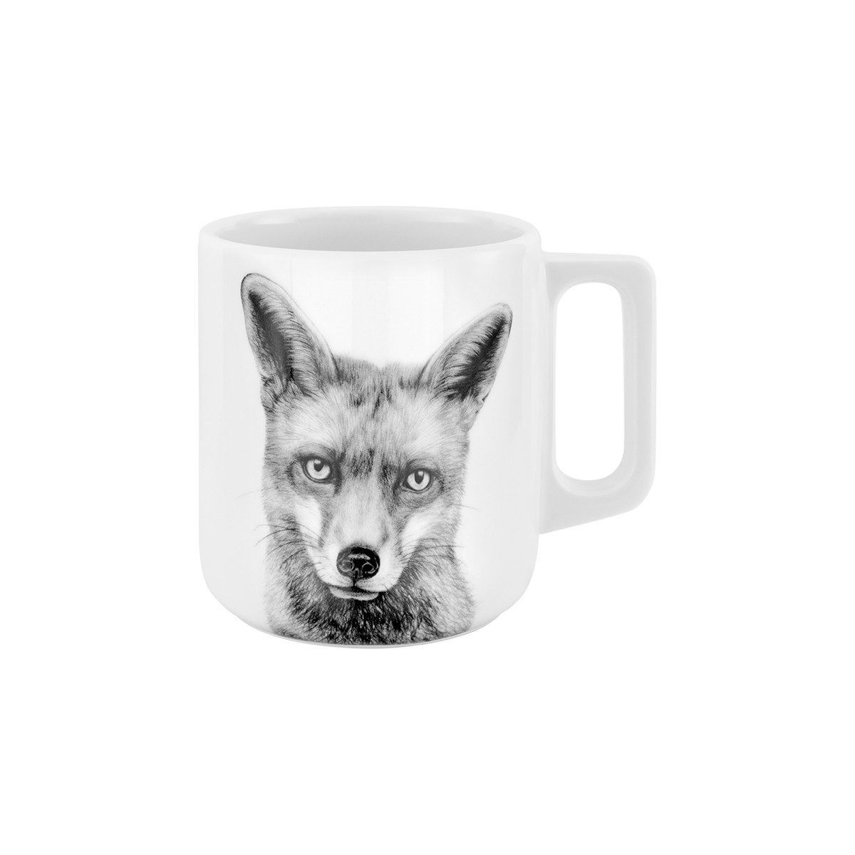 mittelpunkt. Tasse mit Henkel . Fuchs .