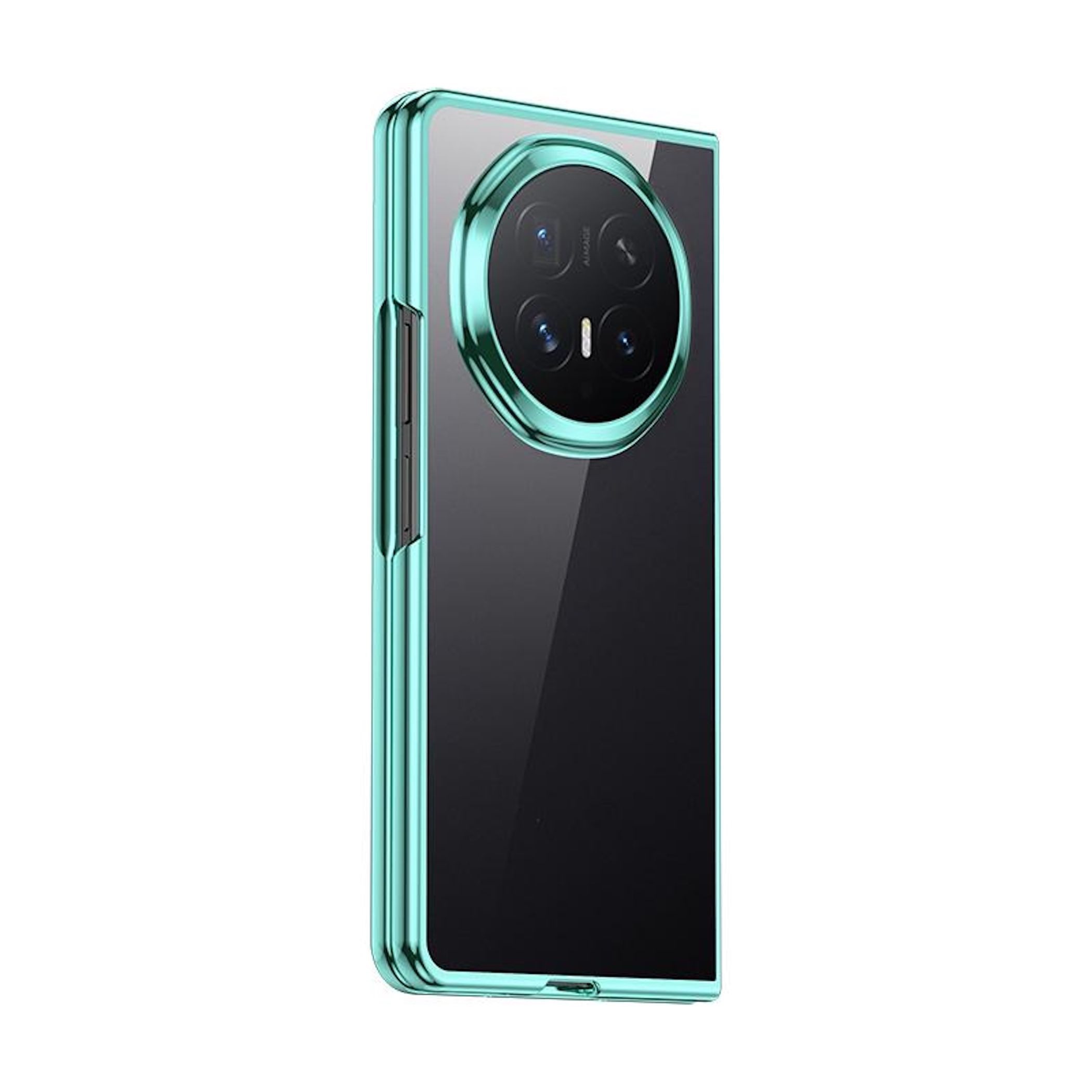 Wigento Handyhülle Kunststoff für Honor Magic V6 Stoßfest 6D Electroplated Grün 7.95, 6D Design, Stoßfeste Ecken