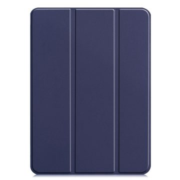 Wigento Tablet-Hülle Premium Smart Cover Blau Tasche Etuis Hülle für Apple iPad Pro 12.9 2020 Case