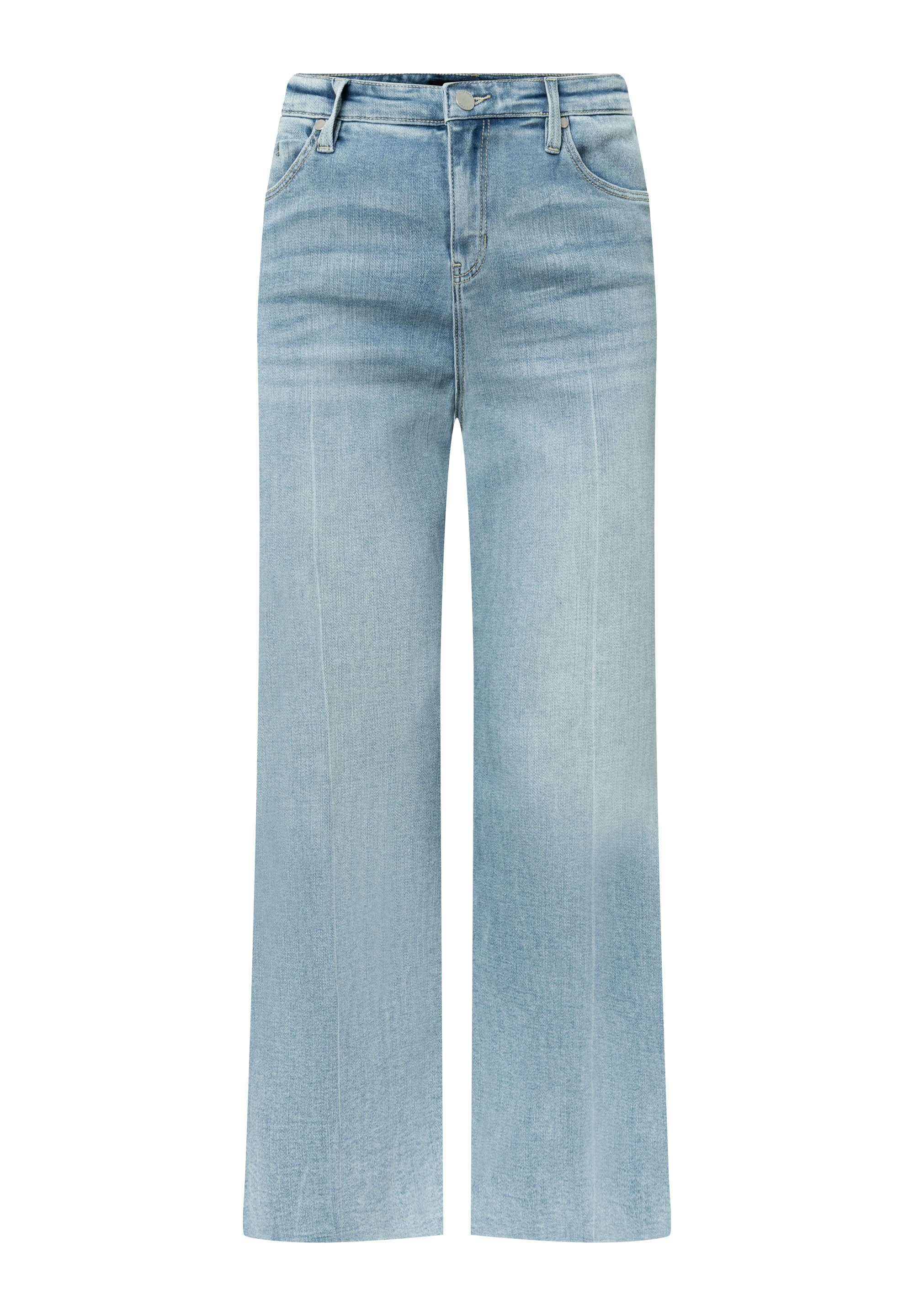 Liverpool Loose-fit-Jeans Stride Crop Stretchy High und komfortabel Rise