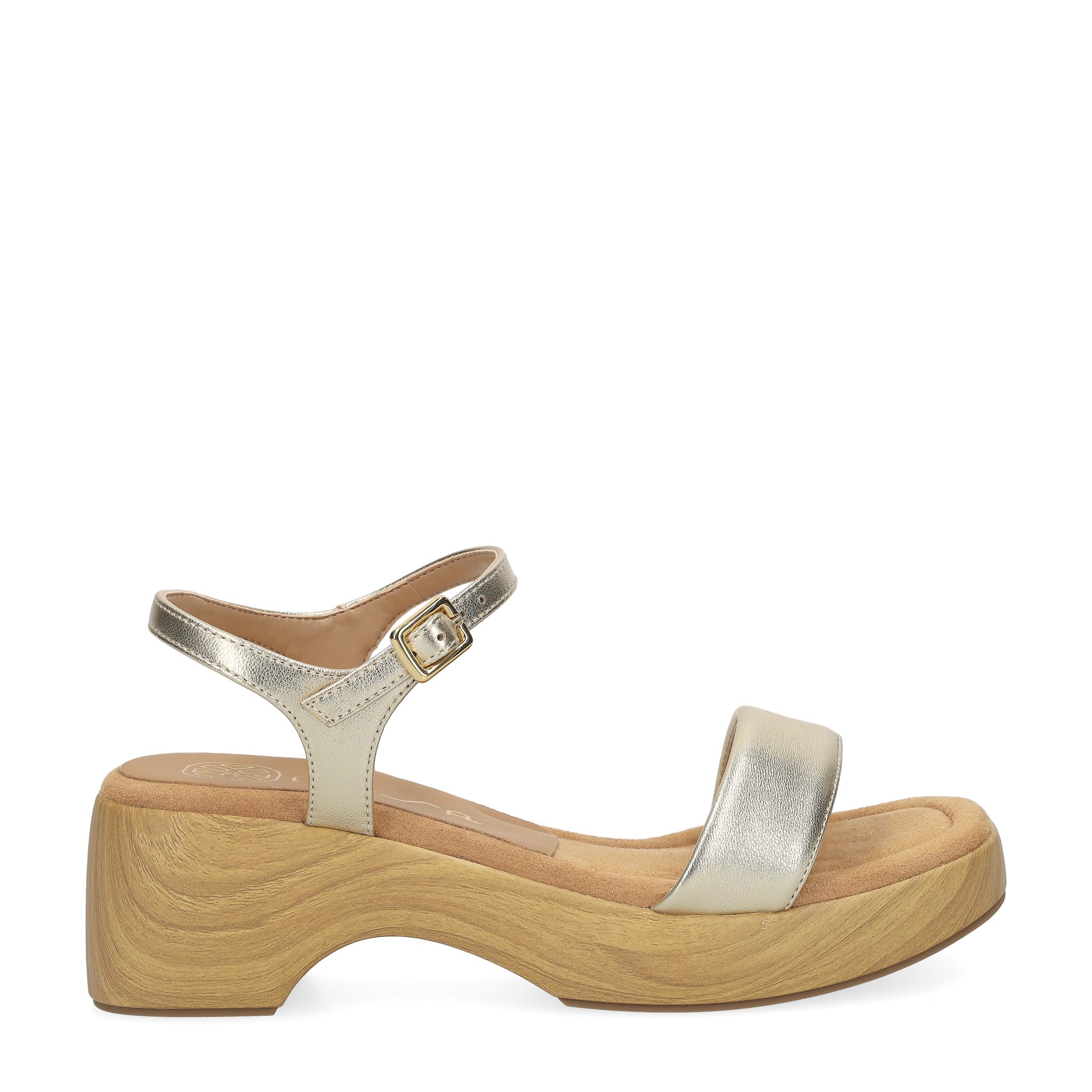 Unisa Unisa IRITA_LMT_26_ PLATINO, Sandaletten, Gold, Damen Sandalette