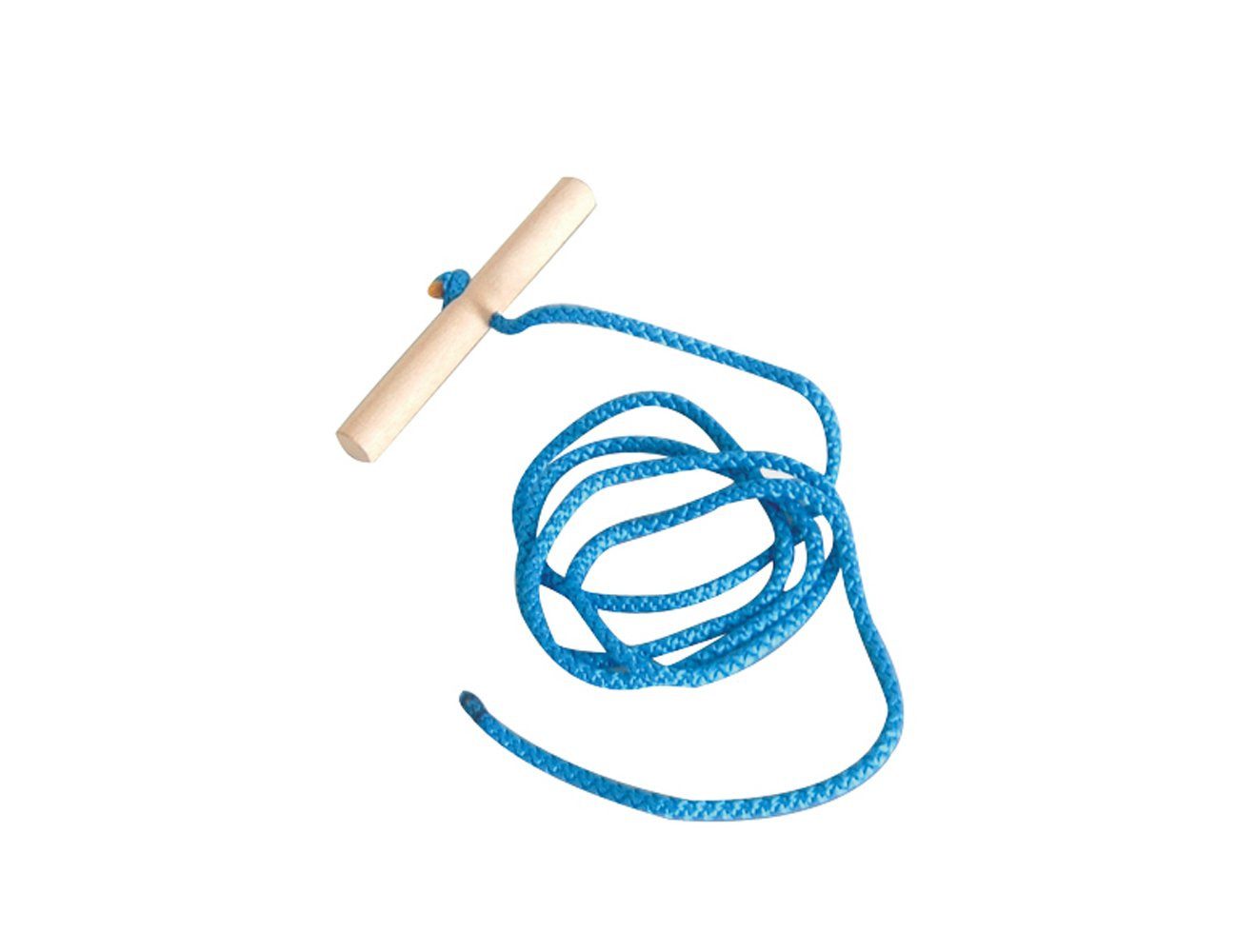 COLINT Colint Schlittenleine mit Holzgriff Blau