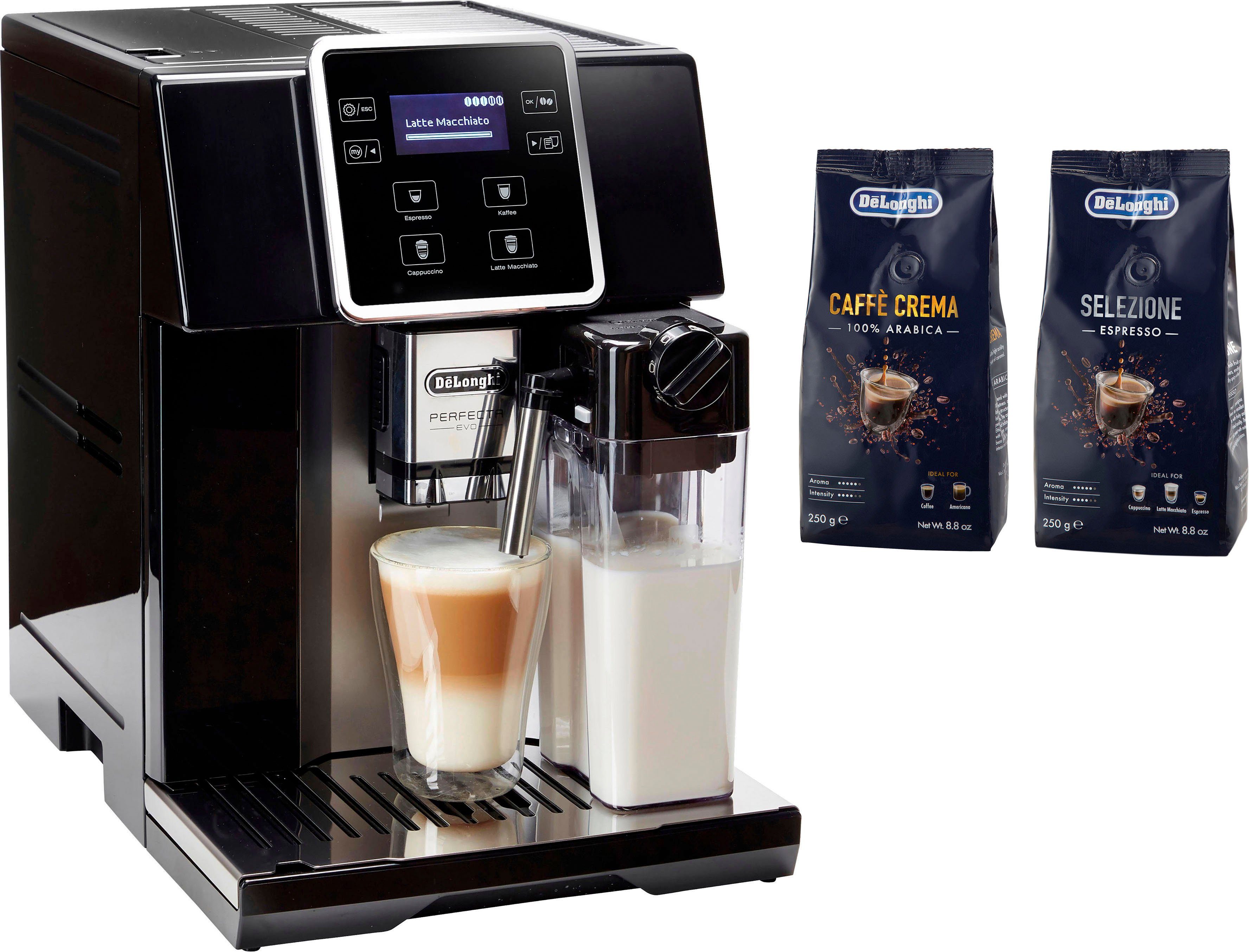 De'Longhi Kaffeevollautomat Perfecta Evo ESAM 428.40.BS,  Kaffeekannenfunktion, inkl. Pflegeset im Wert von € 31,99 UVP