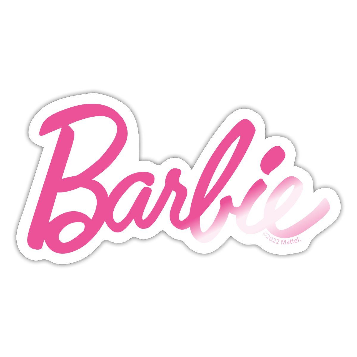 Spreadshirt Aufkleber Barbie Klassisches Logo Sticker Aufkleber