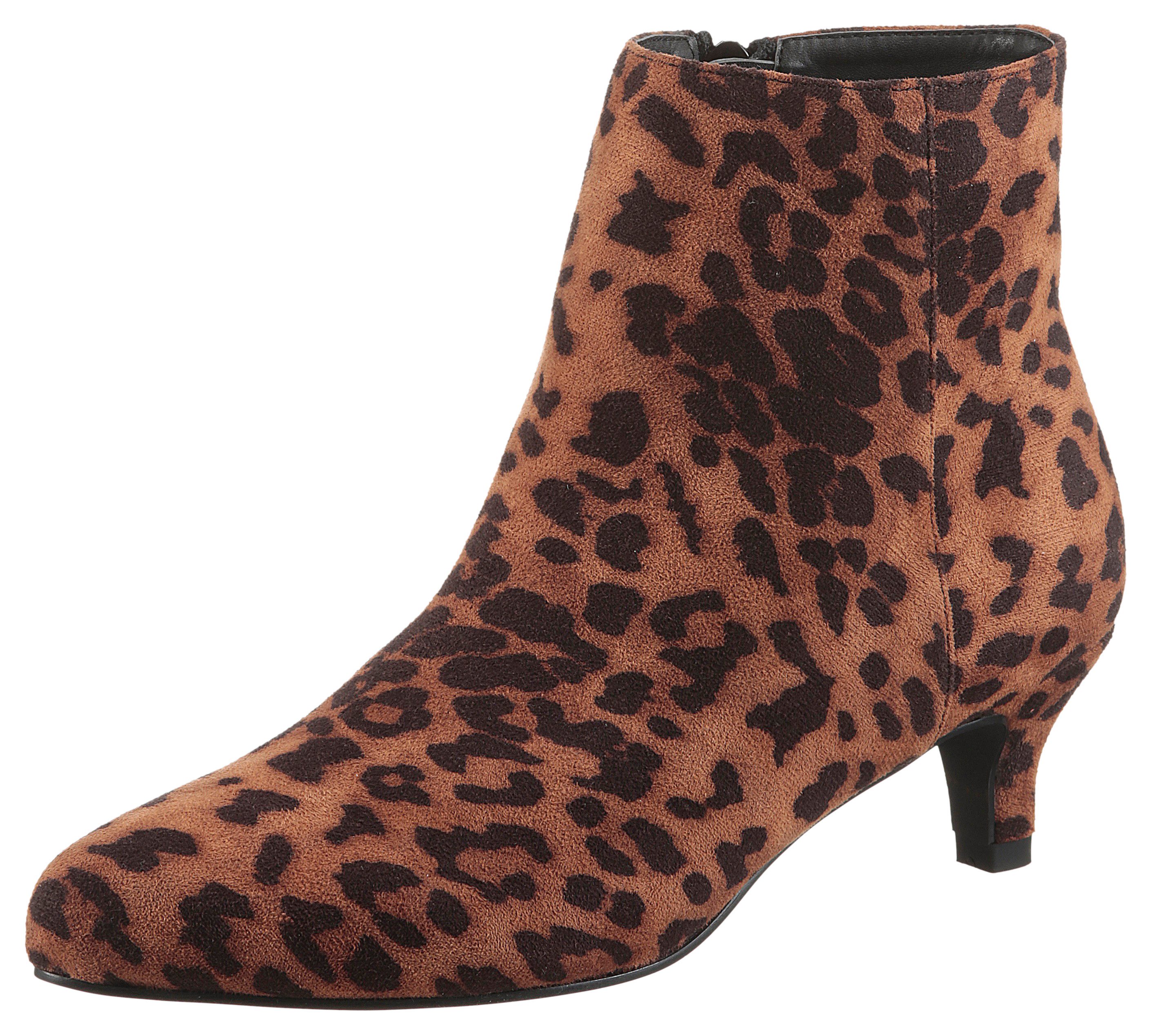 Aniston SHOES Stiefelette Reißverschluss-Ankelboots, Trichterabsatz