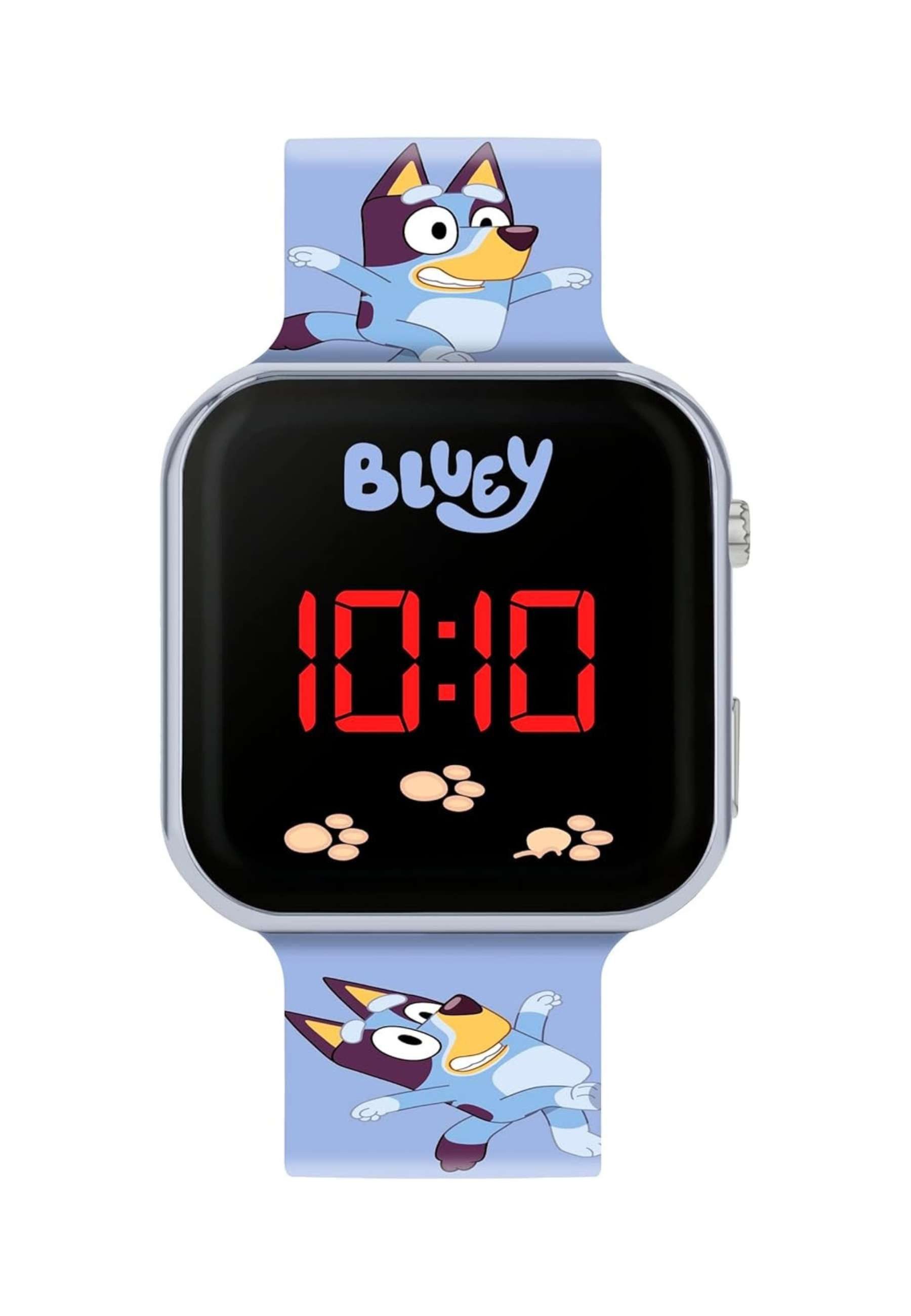 Disney Automatikuhr Bluey Jungen Digital Quarzuhr, (Set)
