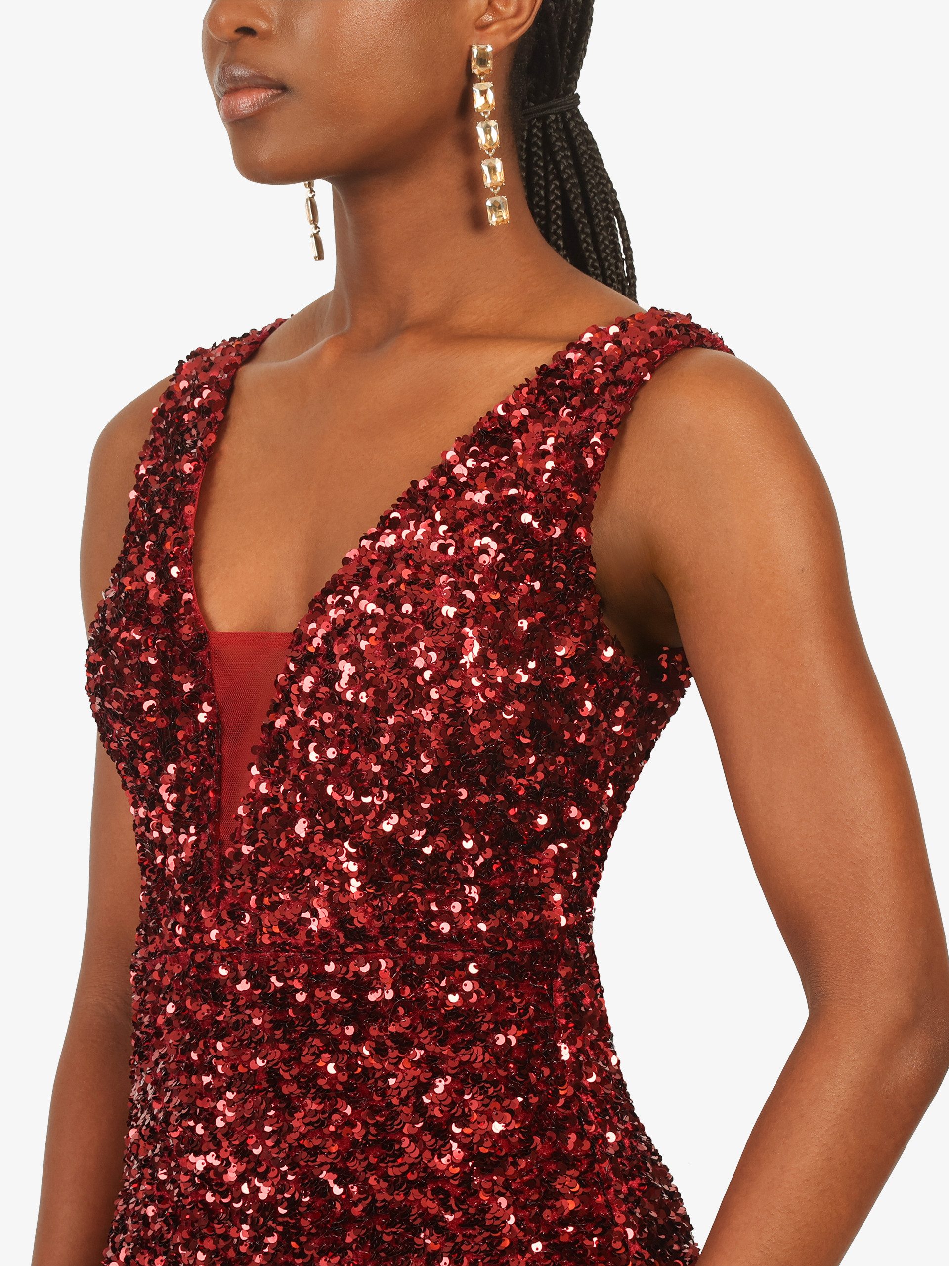 Kraimod Abendkleid aus hochwertigem Material mit Rückenausschnitt
