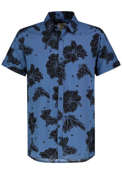 Eight2Nine Kurzarmhemd Hawaiihemd Alloverprint
