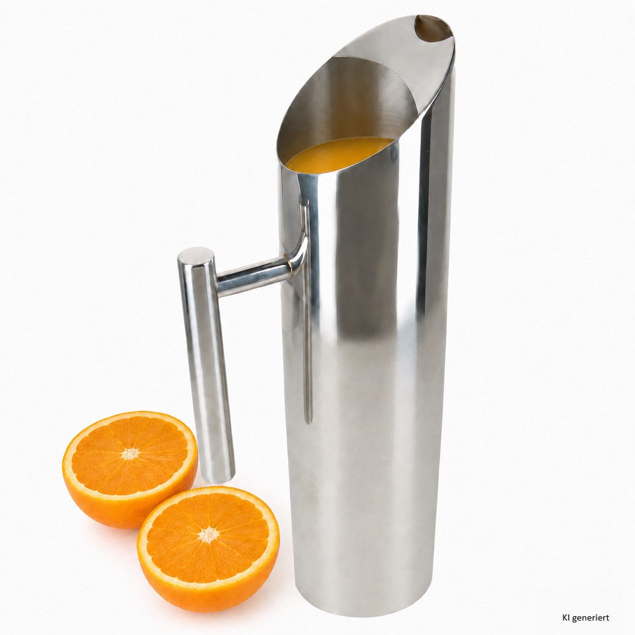 MamboCat Wasserkrug Pascal Wasserkrug 1,5L Edelstahl mit Henkel Saftkrug Limokanne Karaffe