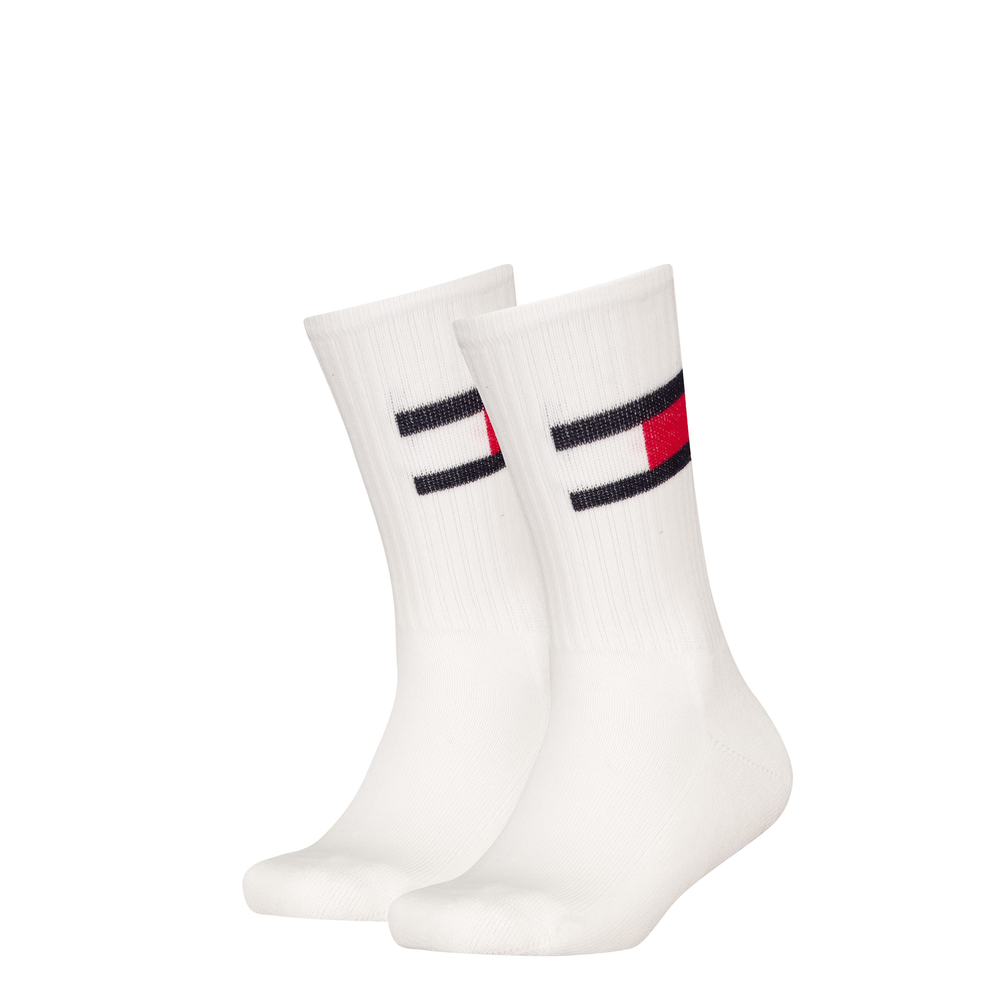 Tommy Hilfiger Socken TH KIDS SOCK FLAG (2 Paar) halbe Frotteesohle für zusätzlichen Komfort