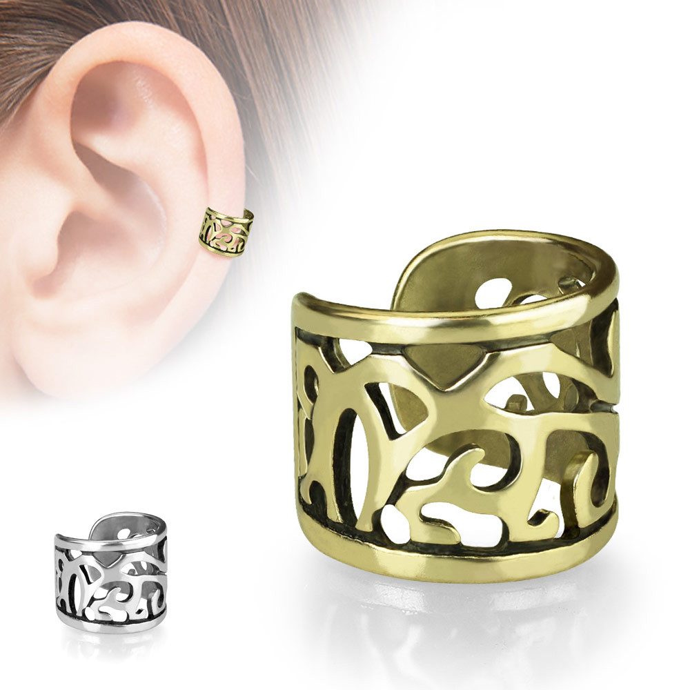 Order & Smile Schmuck Ohrklemme Ear Cuff Ohrklemme „Cut Out“ günstig online kaufen